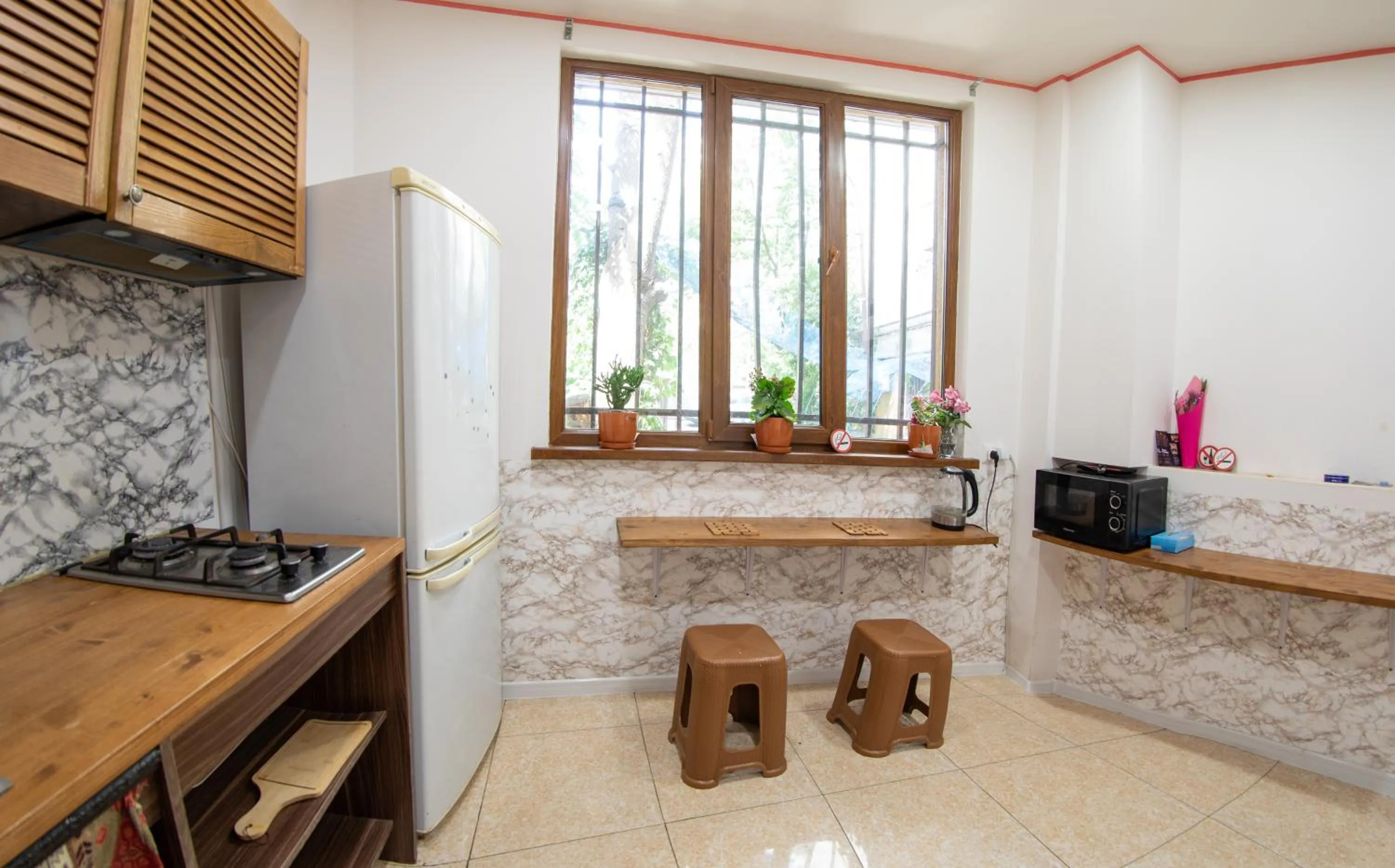 Dining area in Armena Hostel