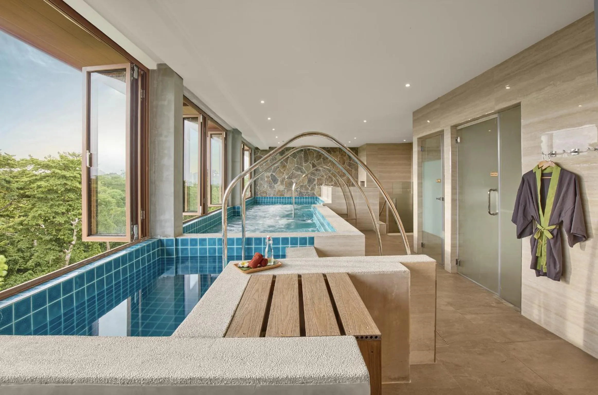 Sauna in Princesa Garden Island Resort and Spa