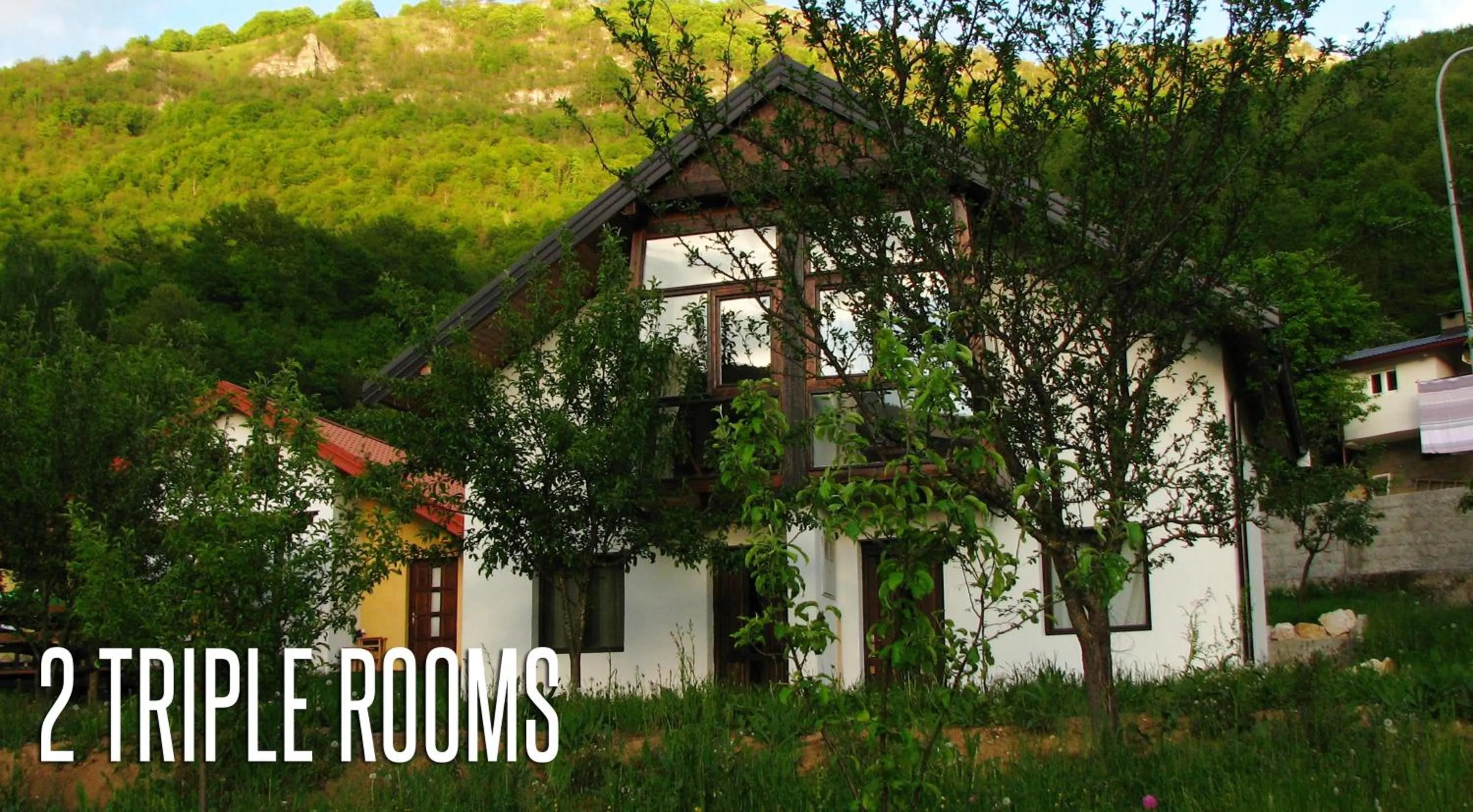 Text overlay in Guesthouse Zvono