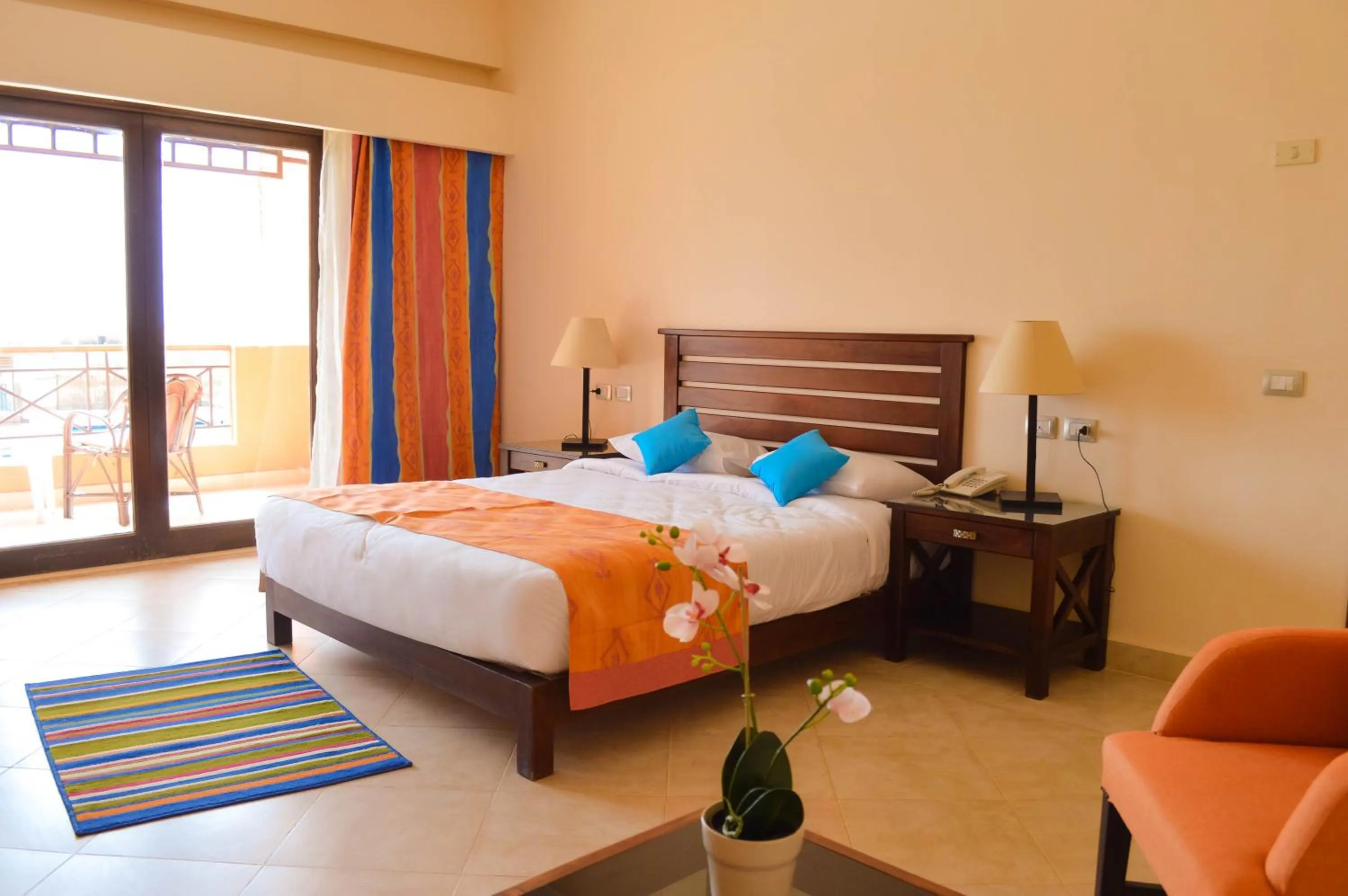 Bedroom in Viva Blue Resort and Diving Sharm El Naga (Adults Only)