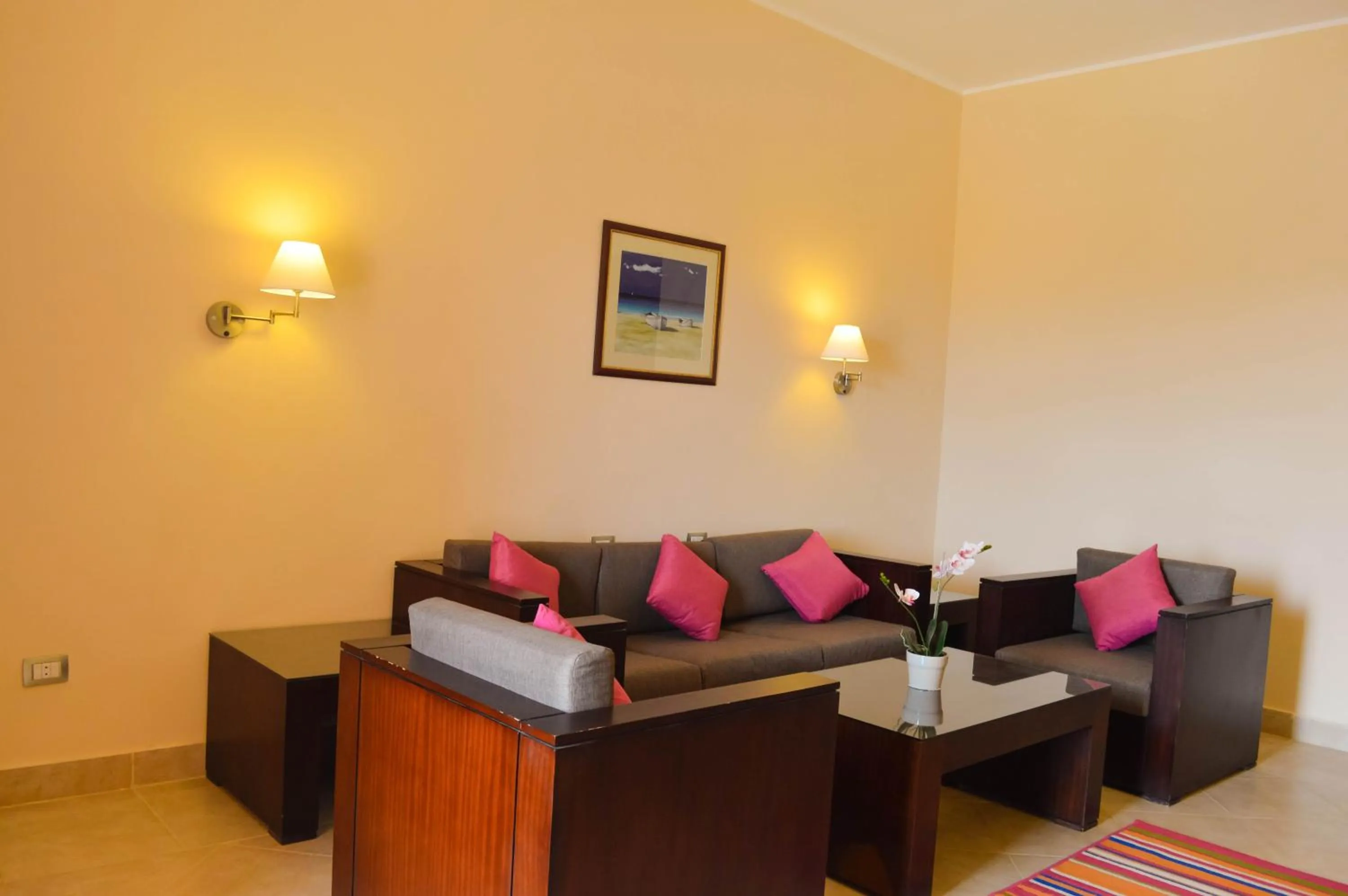 Living room in Viva Blue Resort and Diving Sharm El Naga (Adults Only)