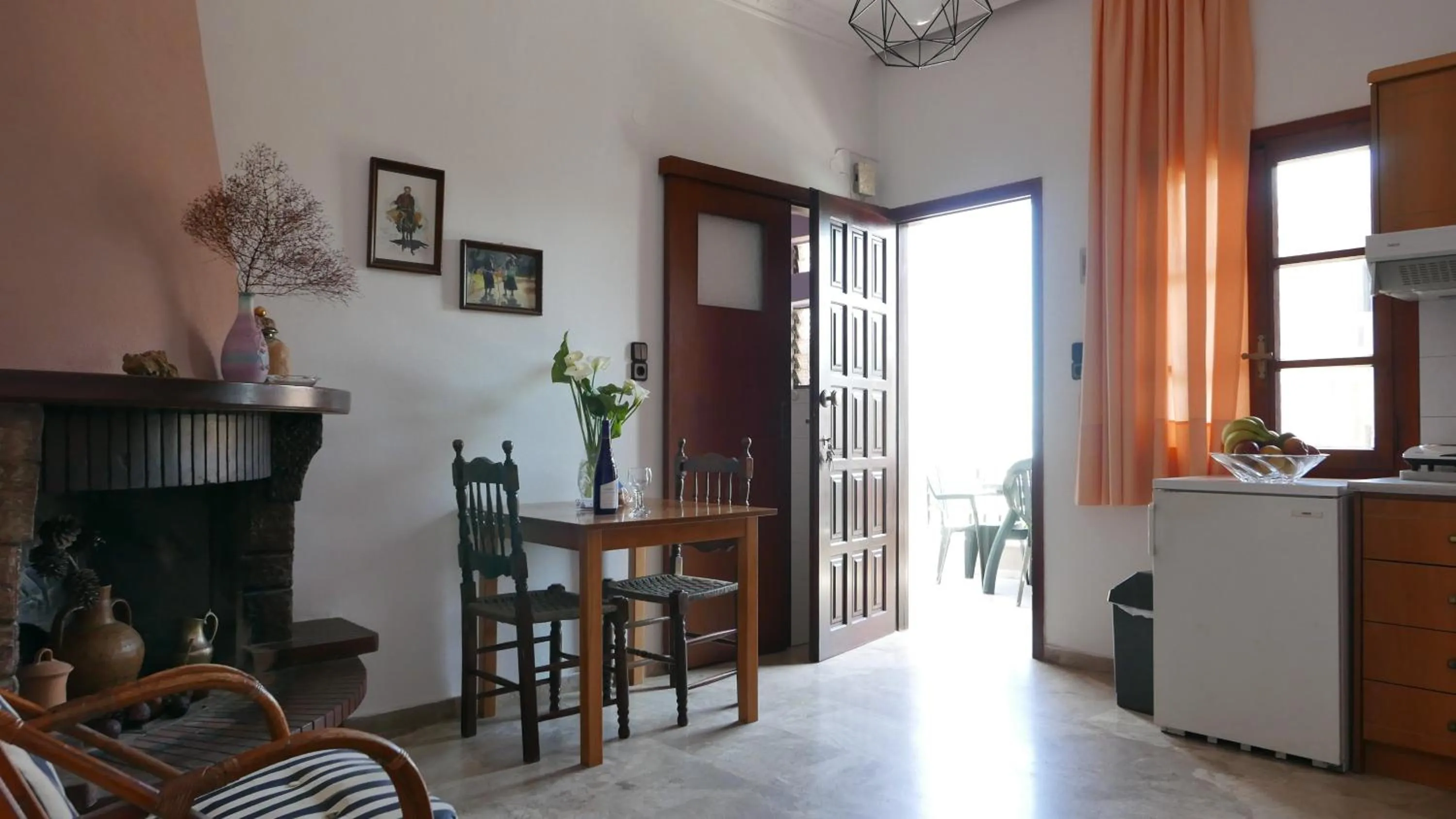Dining area in Angela Apartments