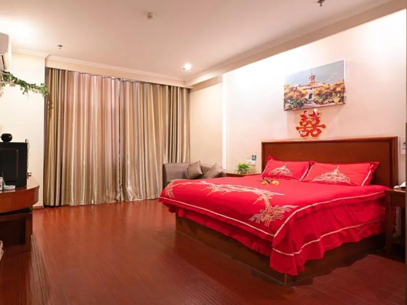 Bed in Greentree Inn Mozitan Road Yiwu Small Commodities Wholesale City