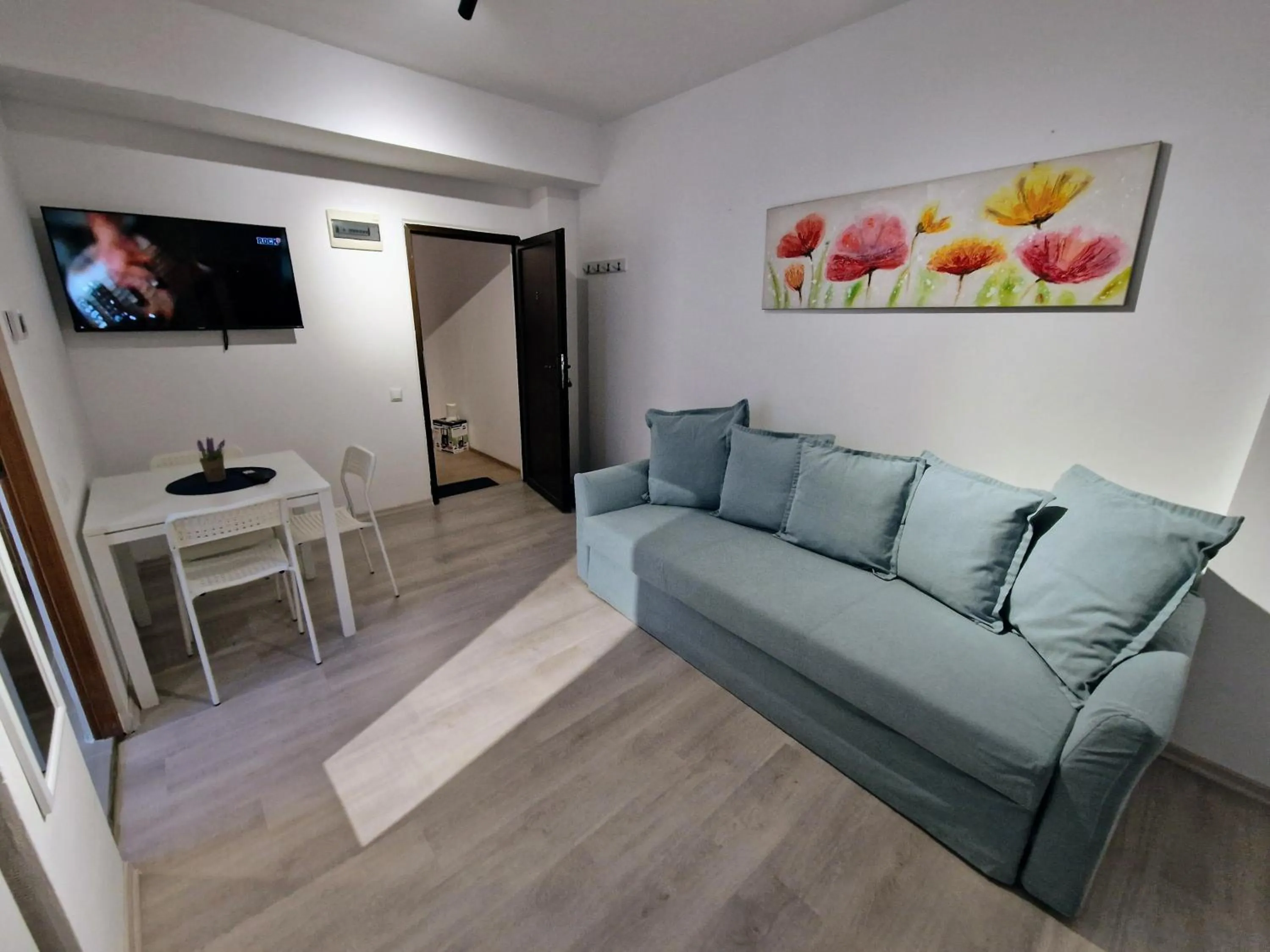 Living room in Main Square Apartments & More