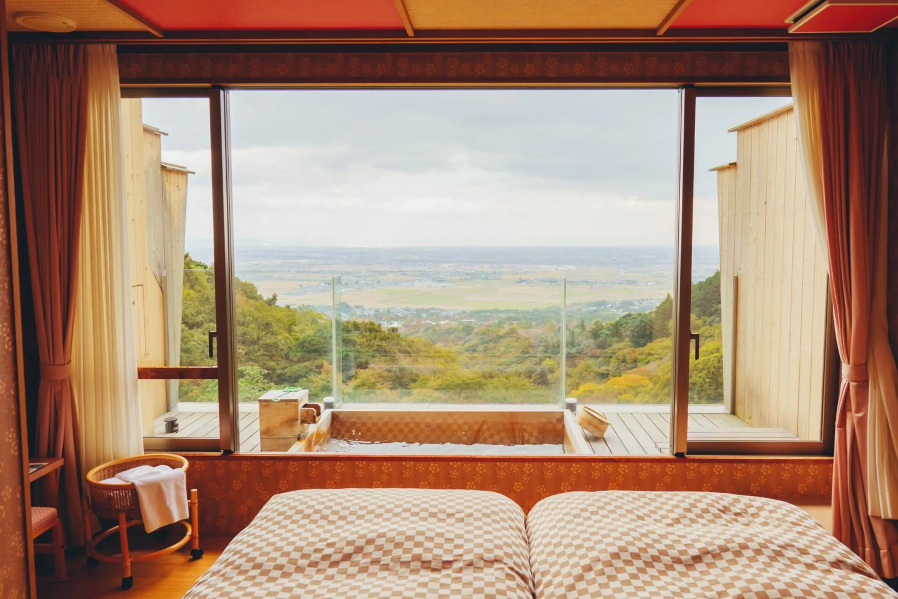 Bed in Takimotokan Yuki No Sato