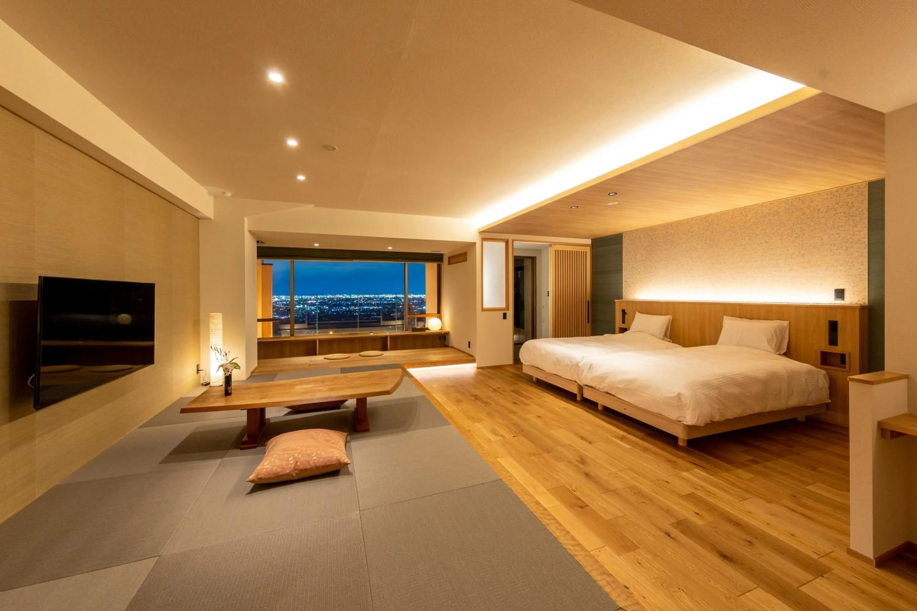 Bed in Takimotokan Yuki No Sato