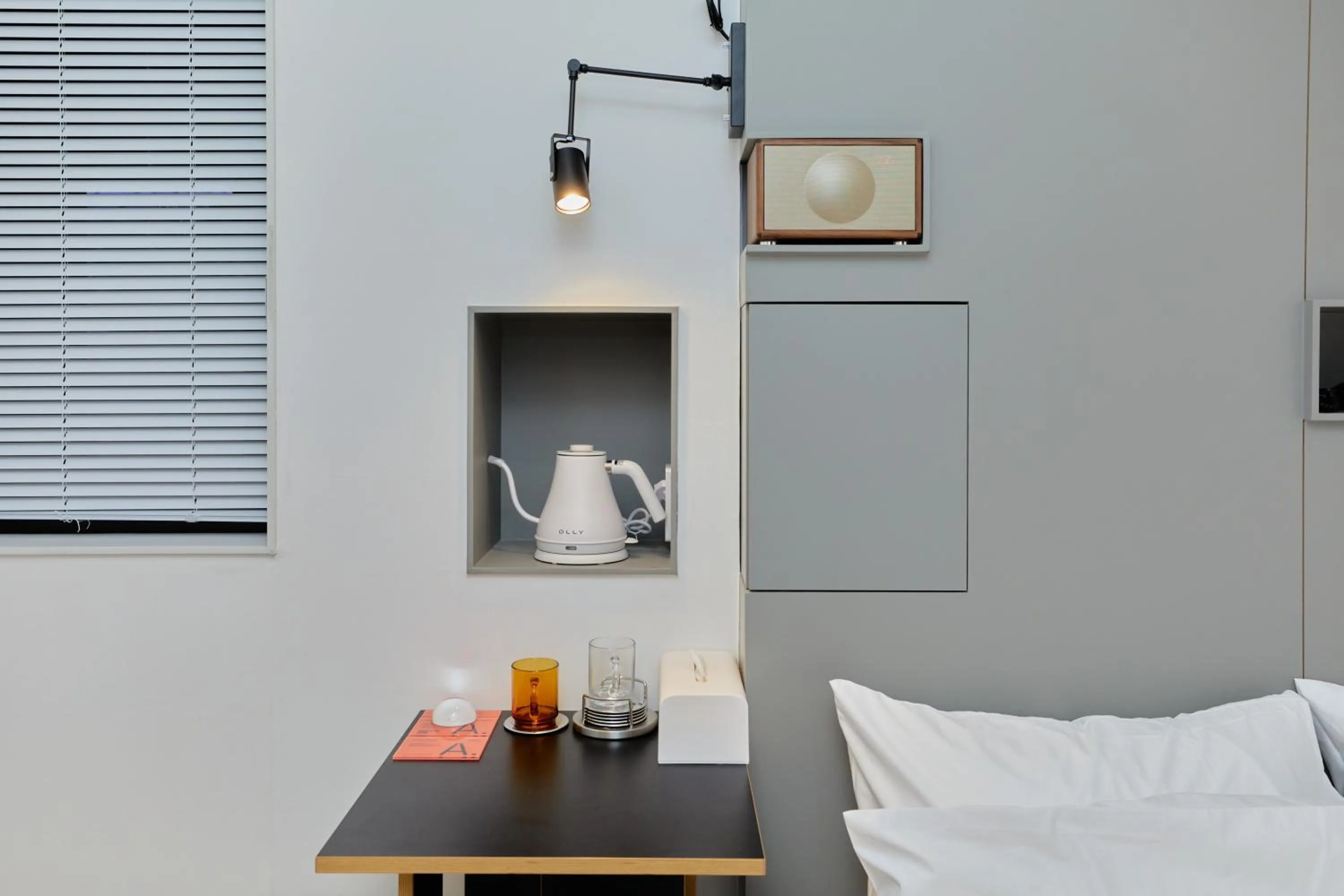 Bed in Aank Hotel Seoul Sinchon