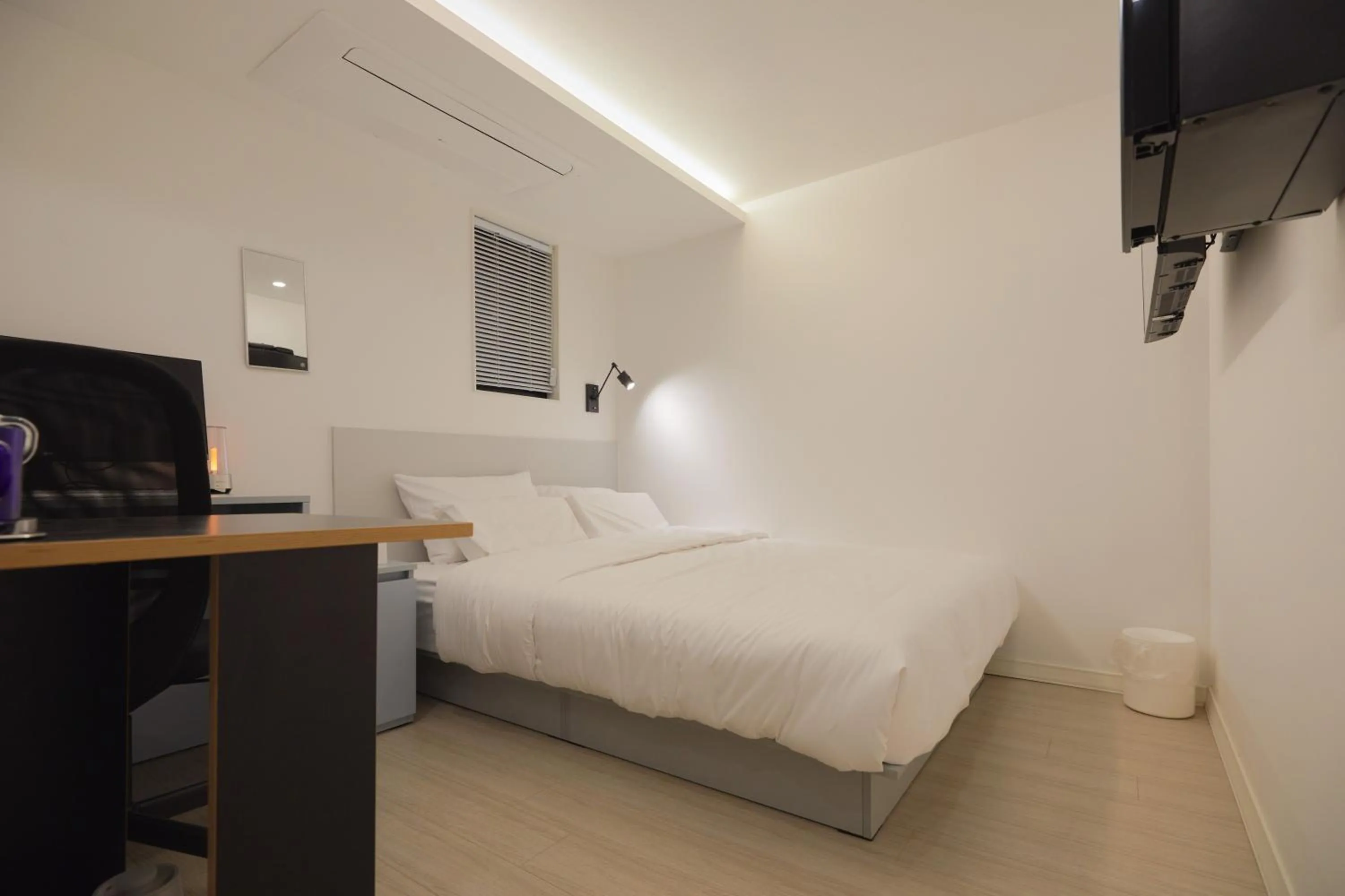 Bed in Aank Hotel Seoul Sinchon