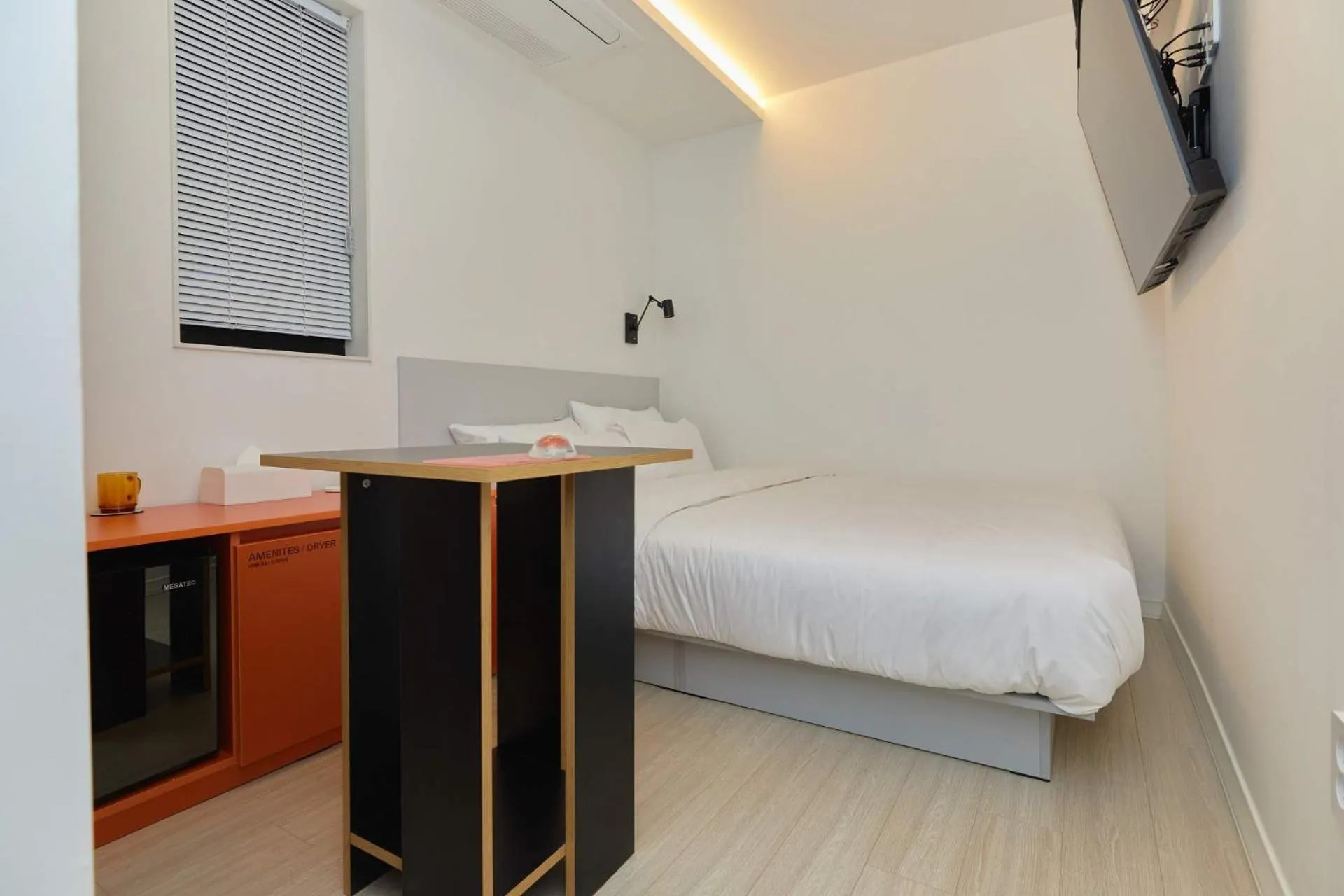 Bed in Aank Hotel Seoul Sinchon