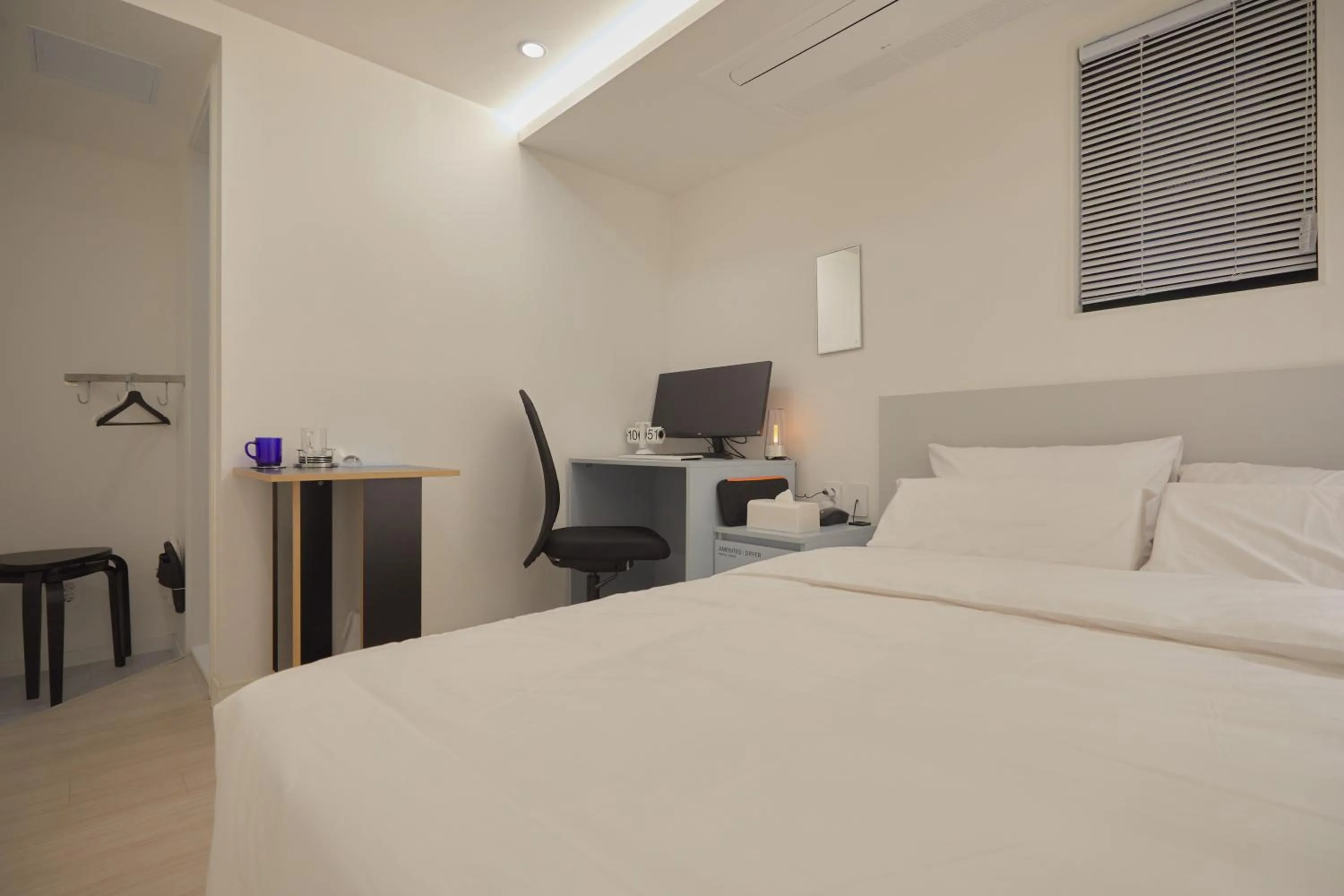 Bed in Aank Hotel Seoul Sinchon