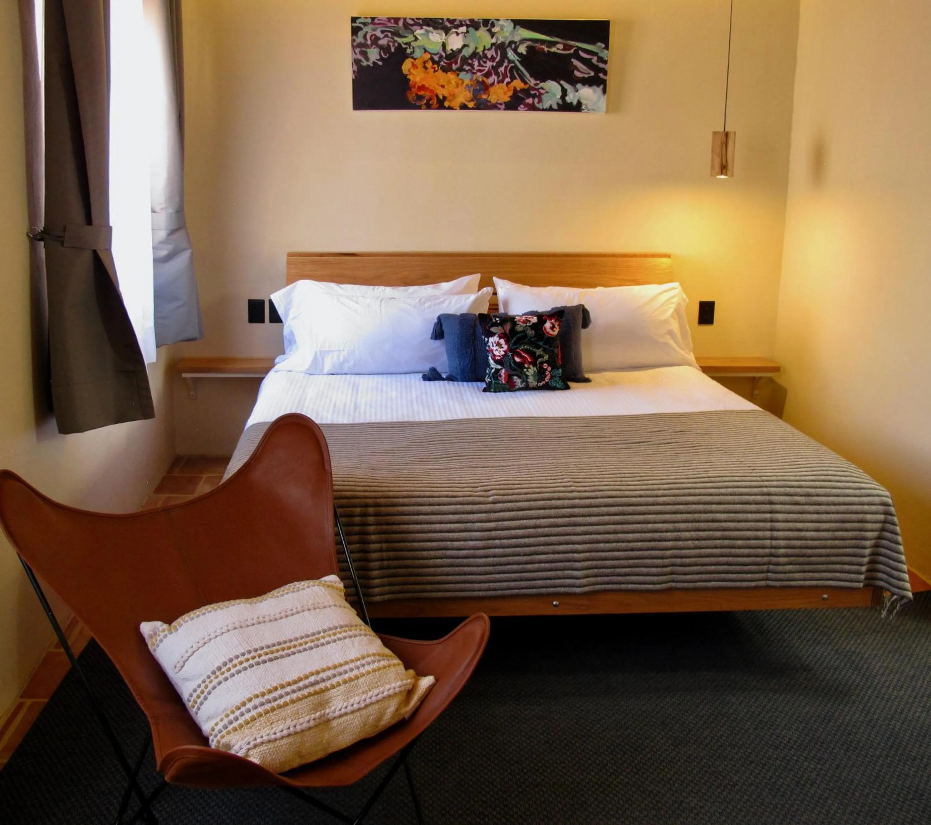 Bed in Hotel La Tarjea