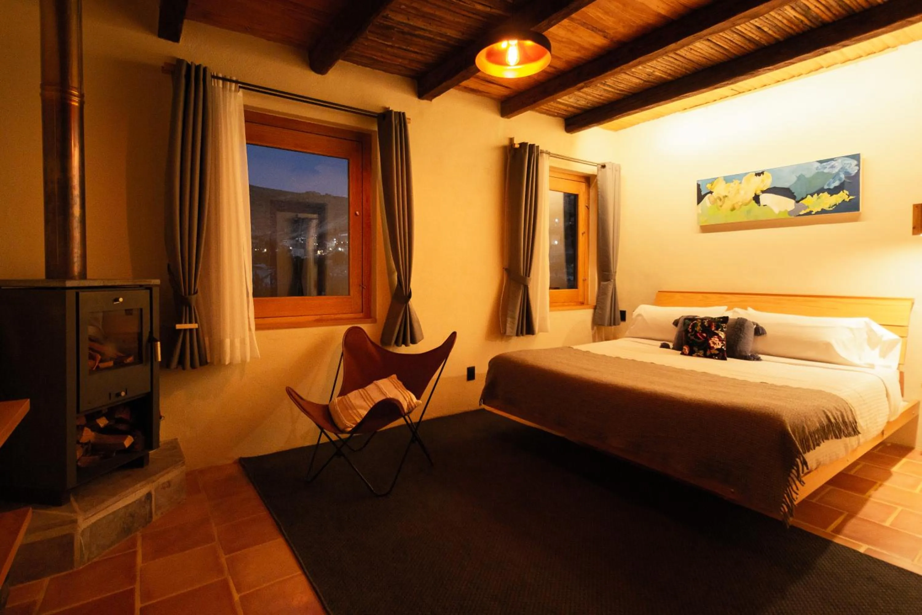 Bed in Hotel La Tarjea