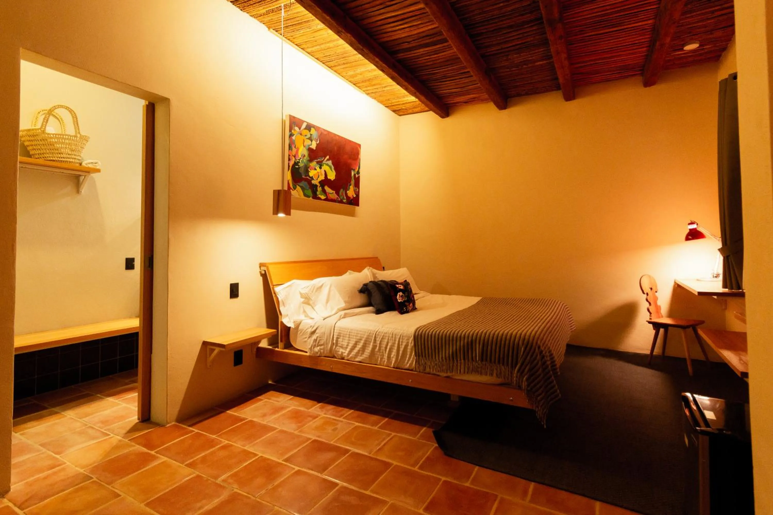 Bed in Hotel La Tarjea