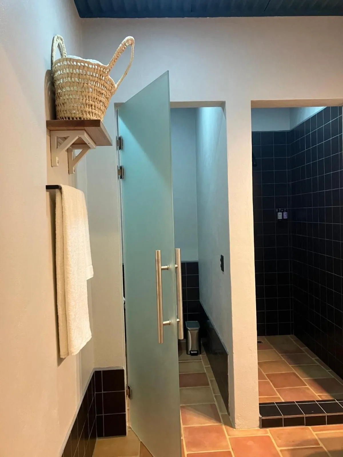 Shower in Hotel La Tarjea