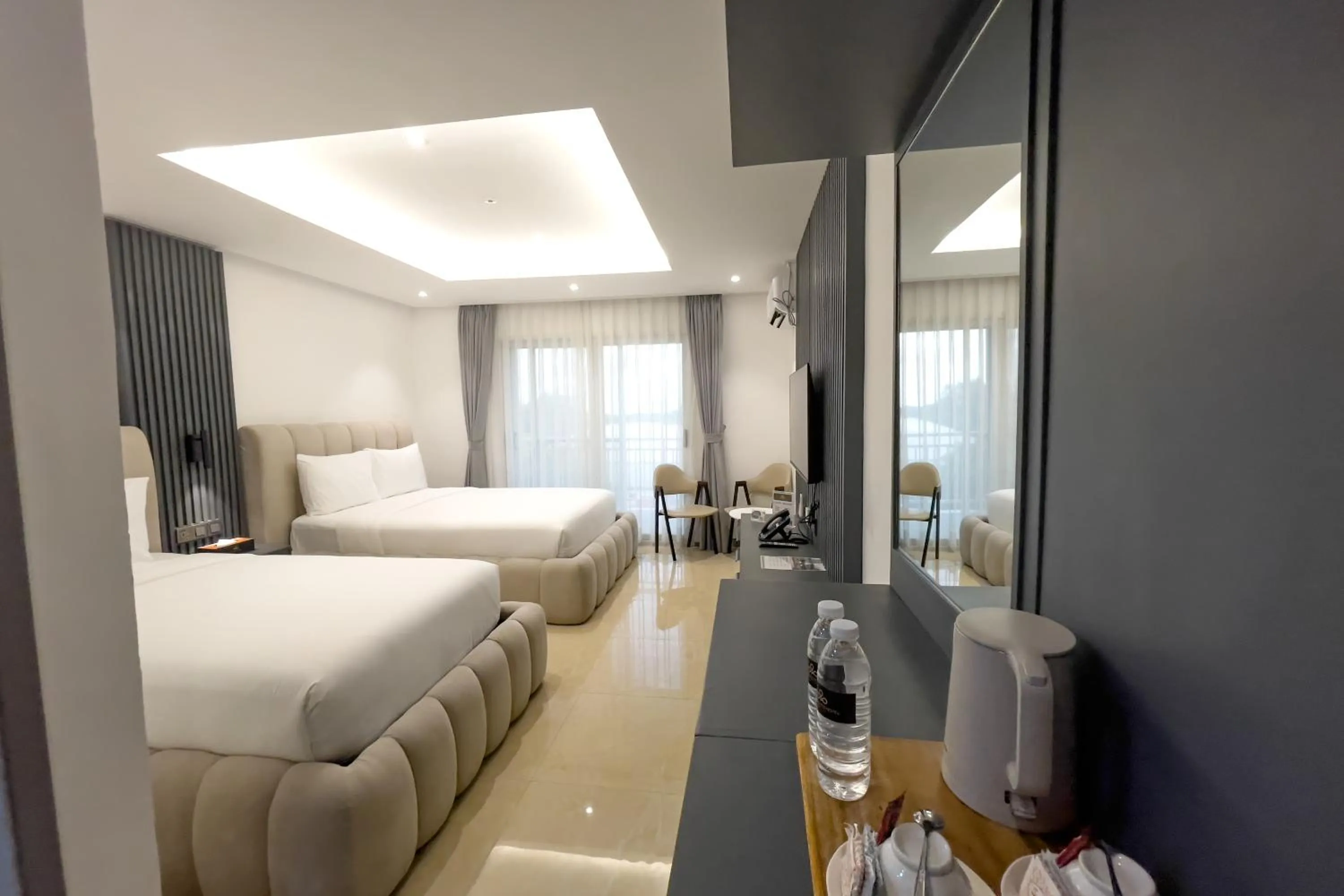 Bed in The Clover Hotel Angeles City