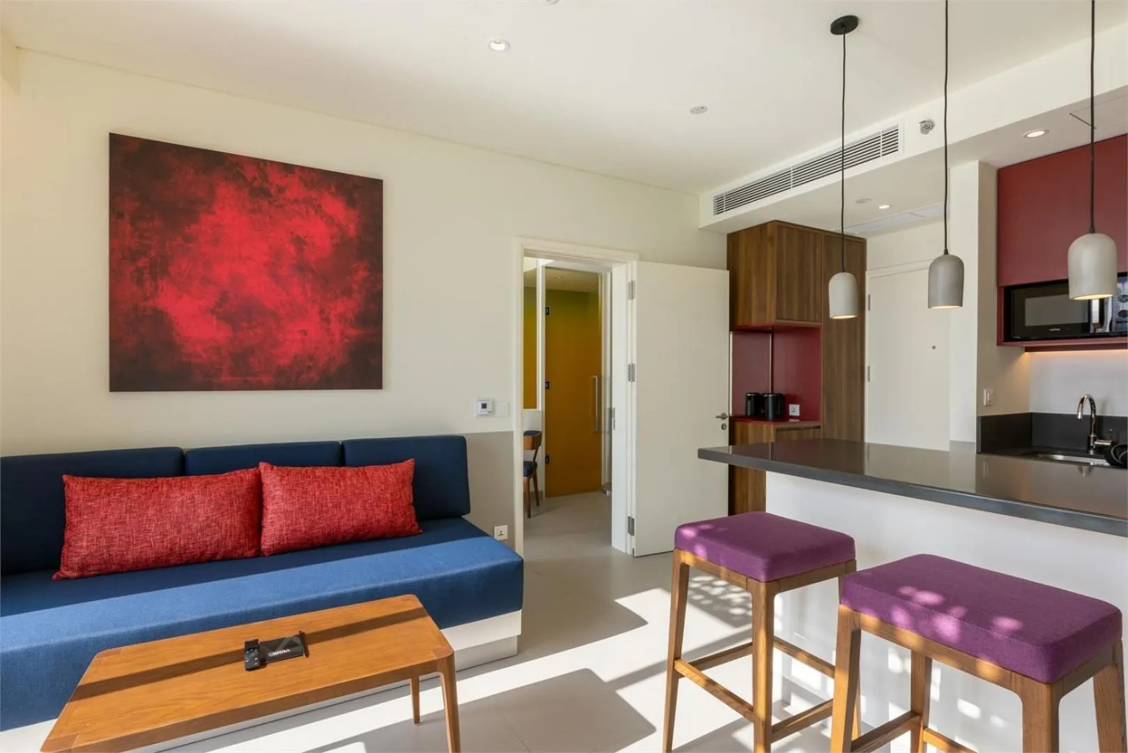 Seating area in Wink Hotel Can Tho Ninh Kieu Wharf - 24hrs Stay & Rooftop Pool Bar