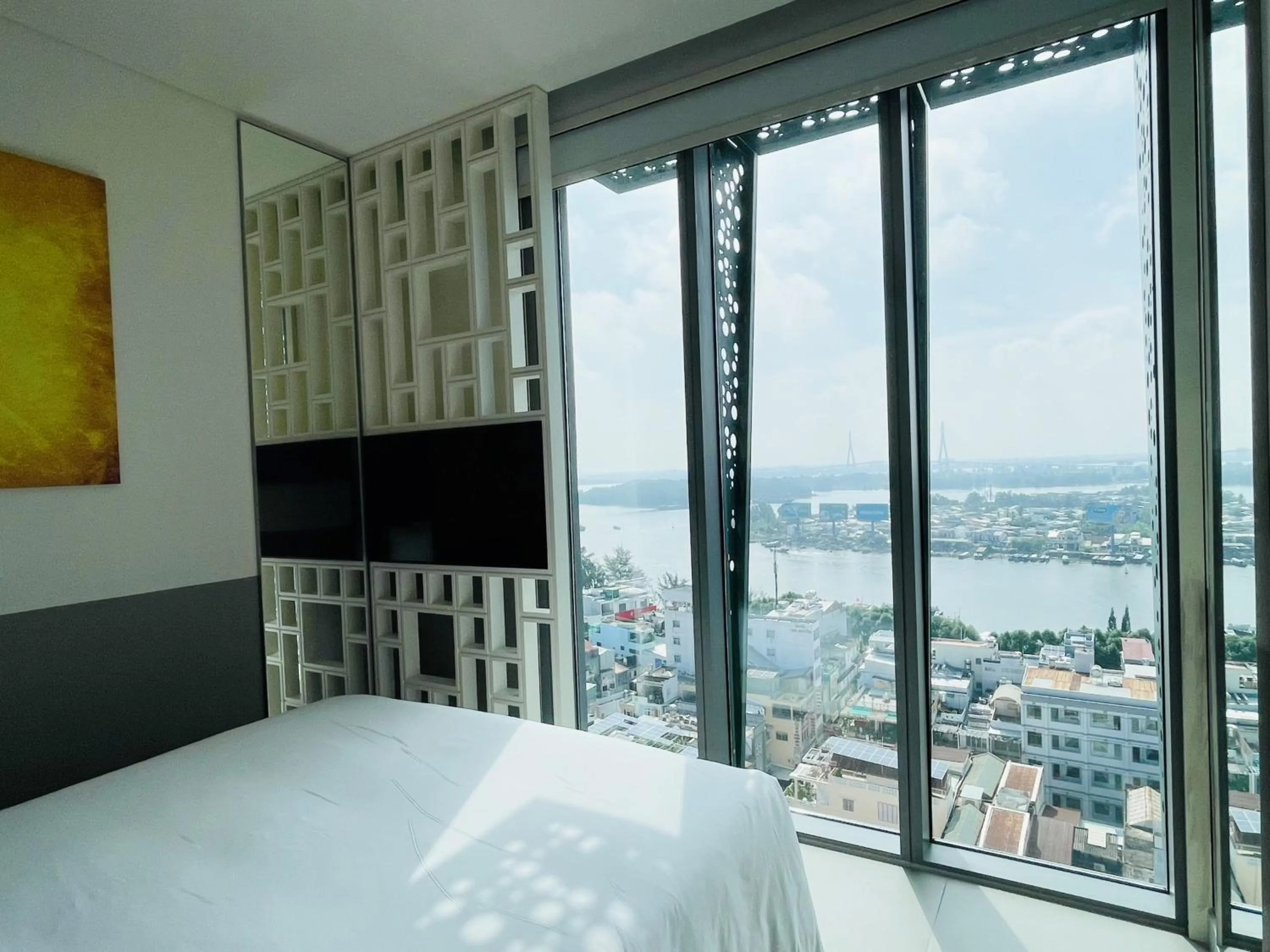 River view, Bed in Wink Hotel Can Tho Ninh Kieu Wharf - 24hrs Stay & Rooftop Pool Bar