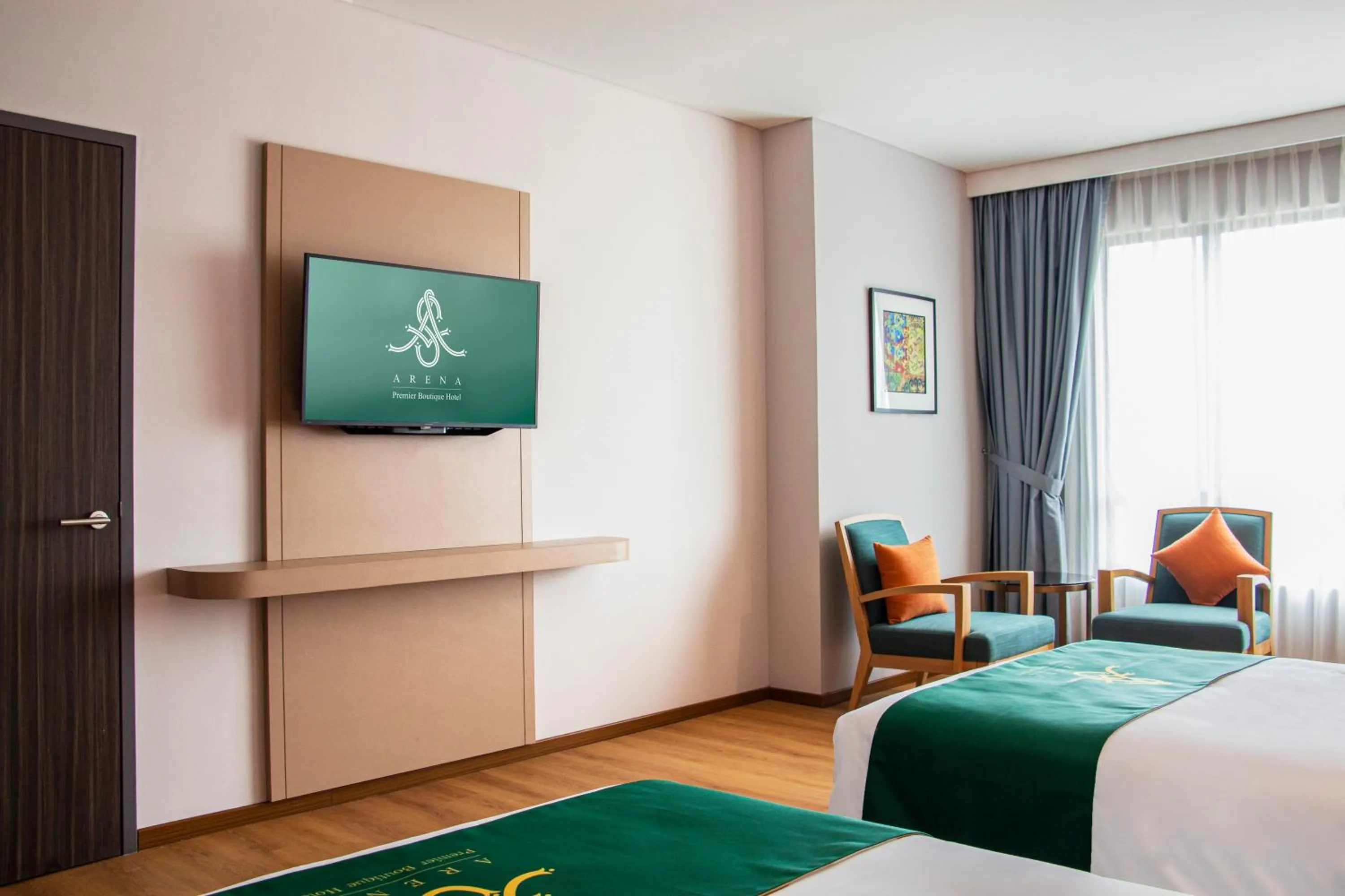 Bed in Arena Premier Hotel