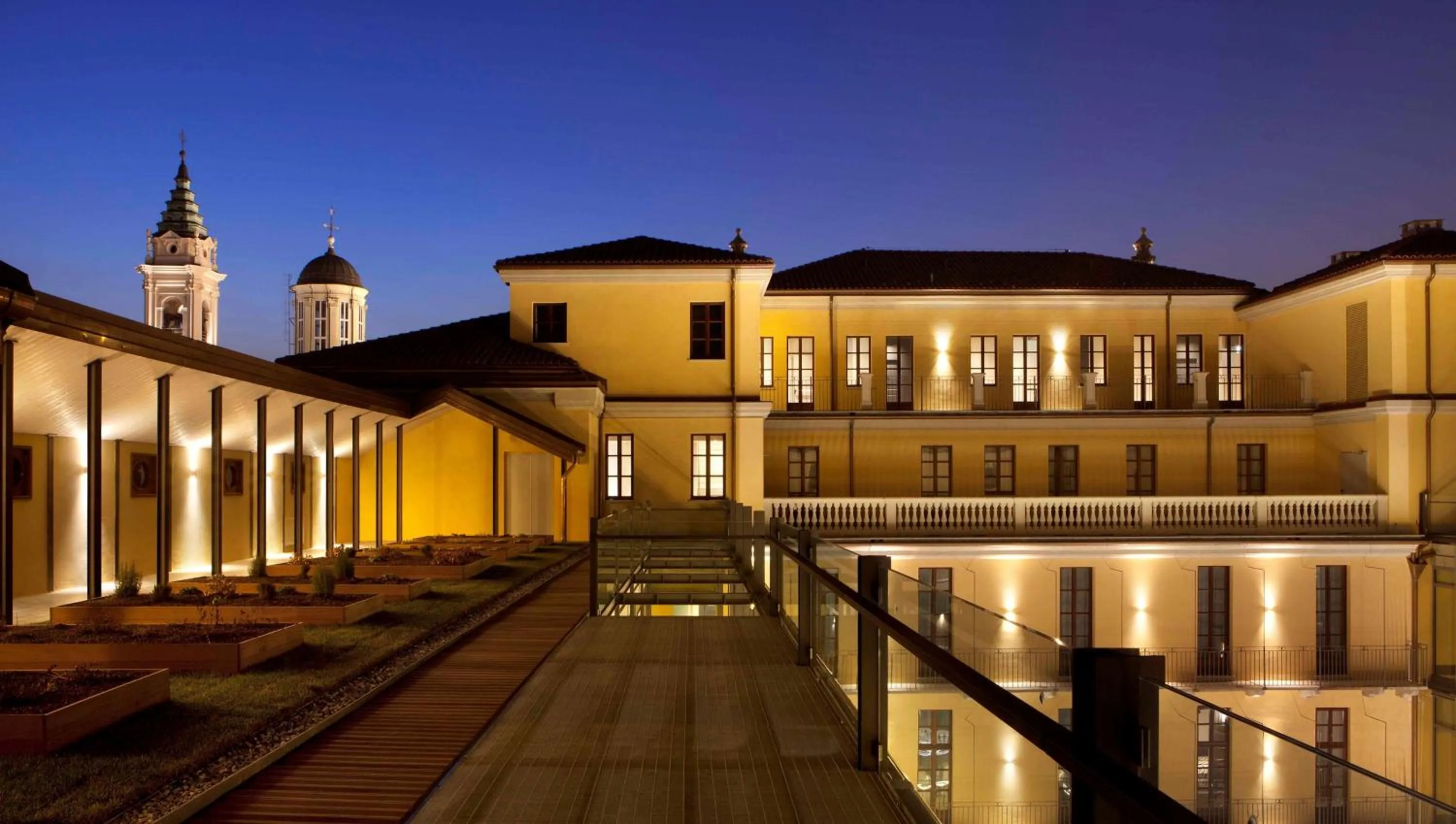 Balcony/Terrace in NH Collection Torino Piazza Carlina