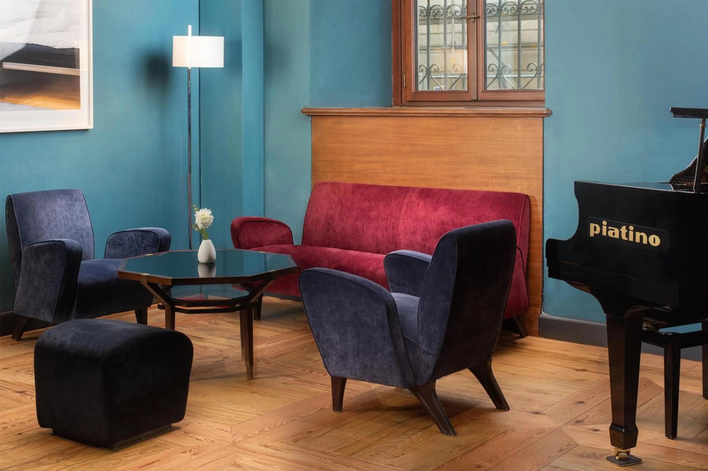 Lobby or reception in NH Collection Torino Piazza Carlina