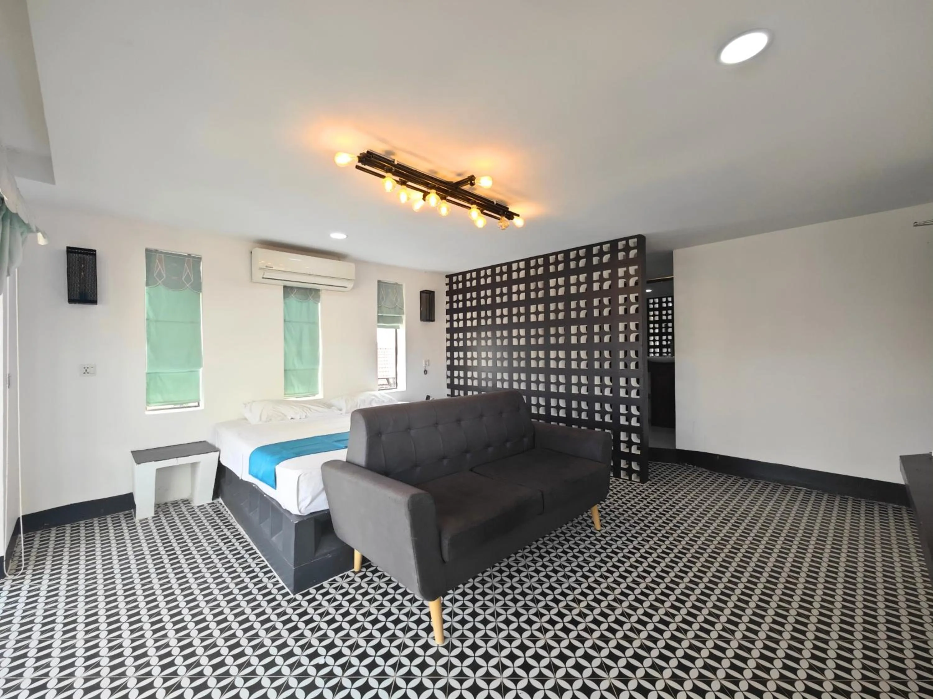 Bed in Angkor Sand Hotel