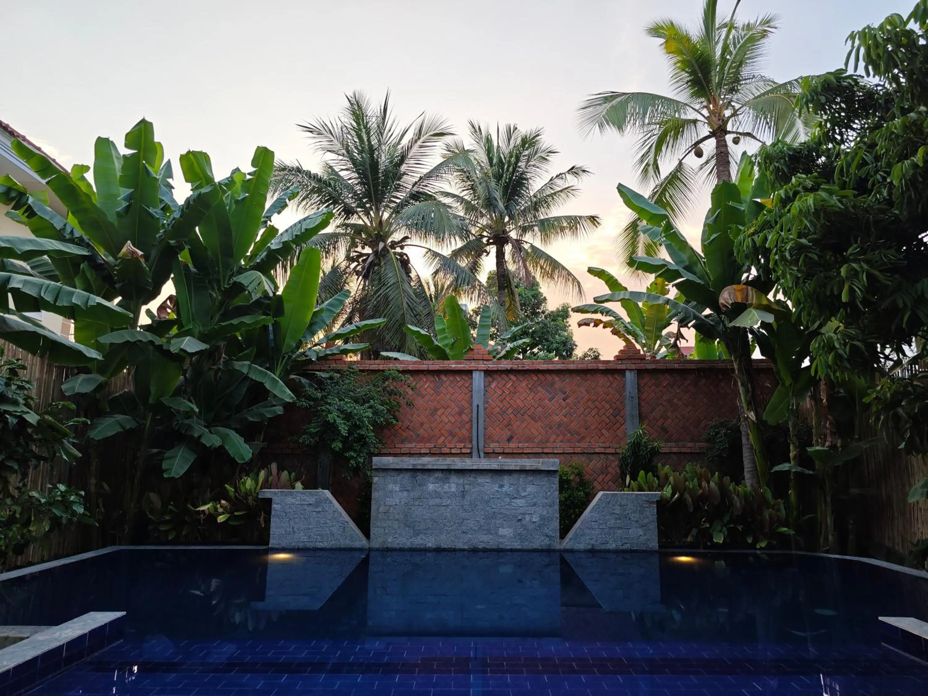 Pool view in Angkor Sand Hotel