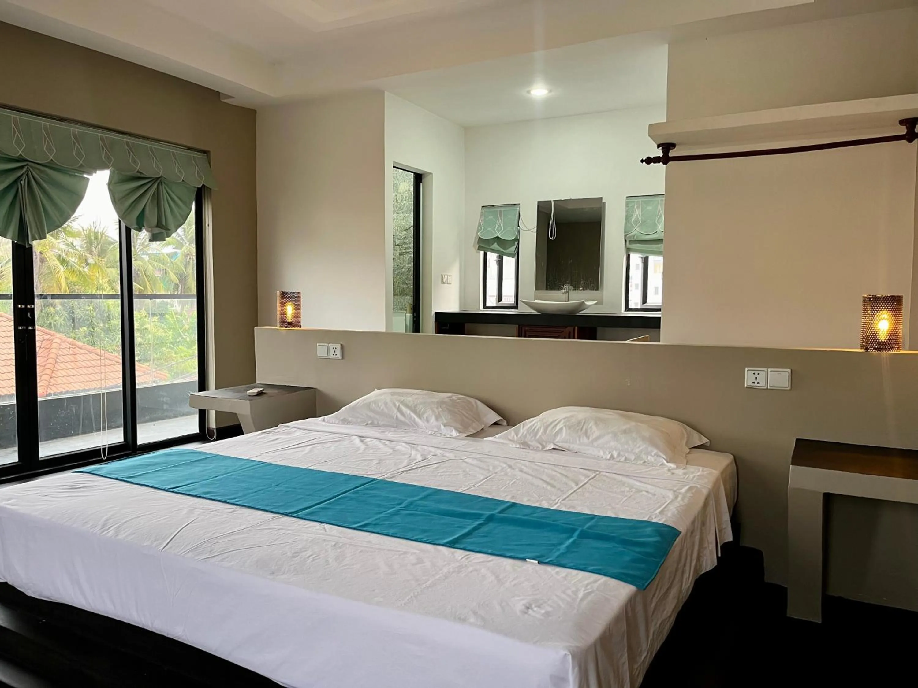 Bed in Angkor Sand Hotel