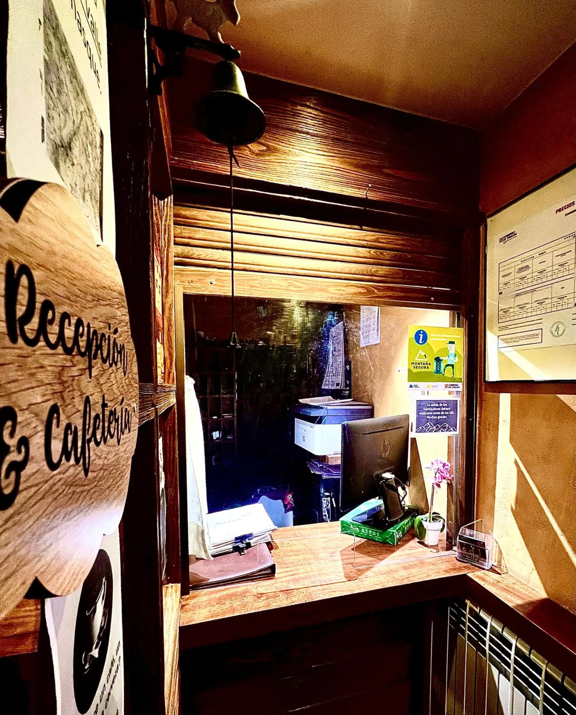 Lobby or reception in Hotel Solana