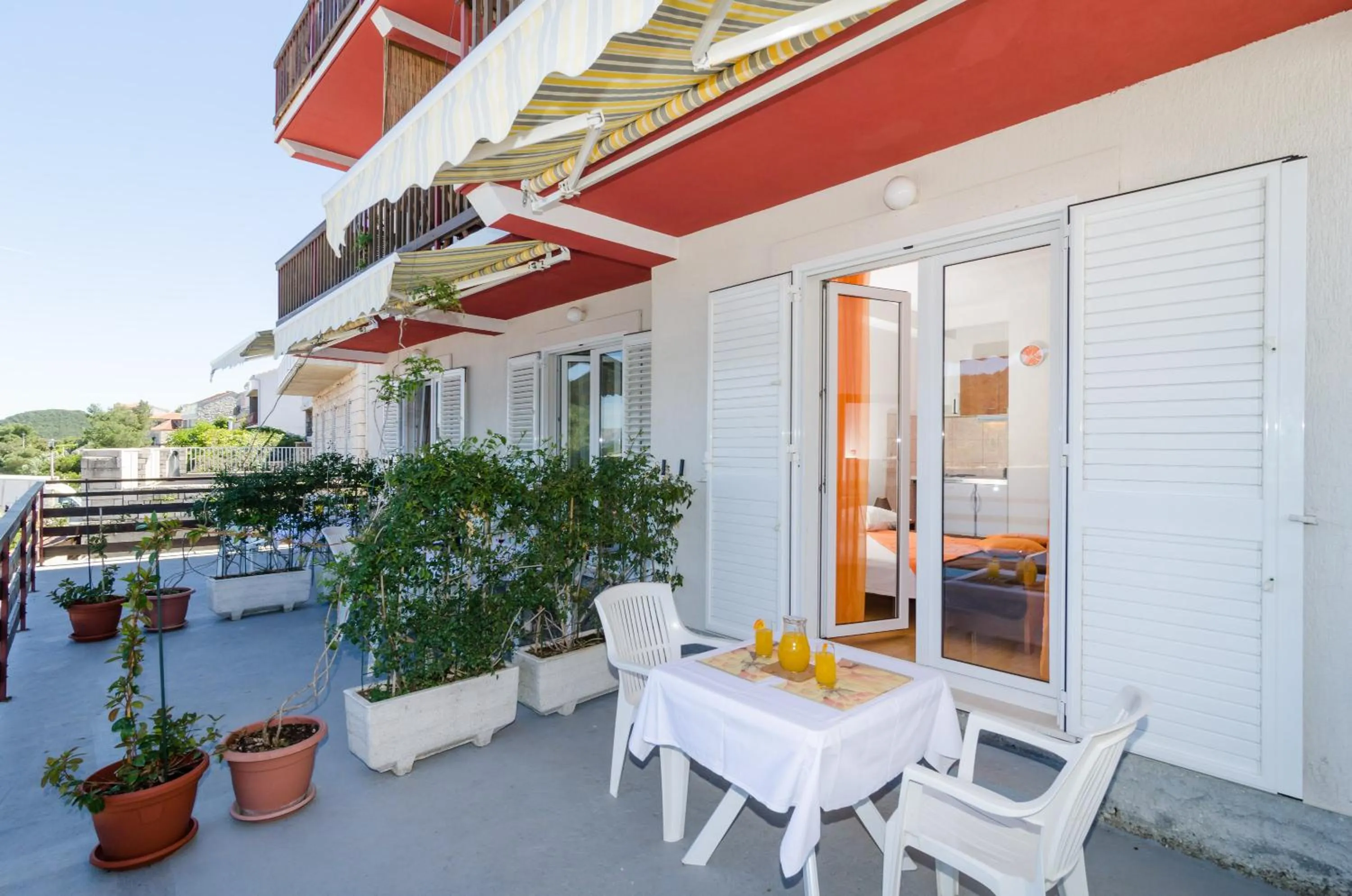 Balcony/Terrace in Apartments Matana Chano