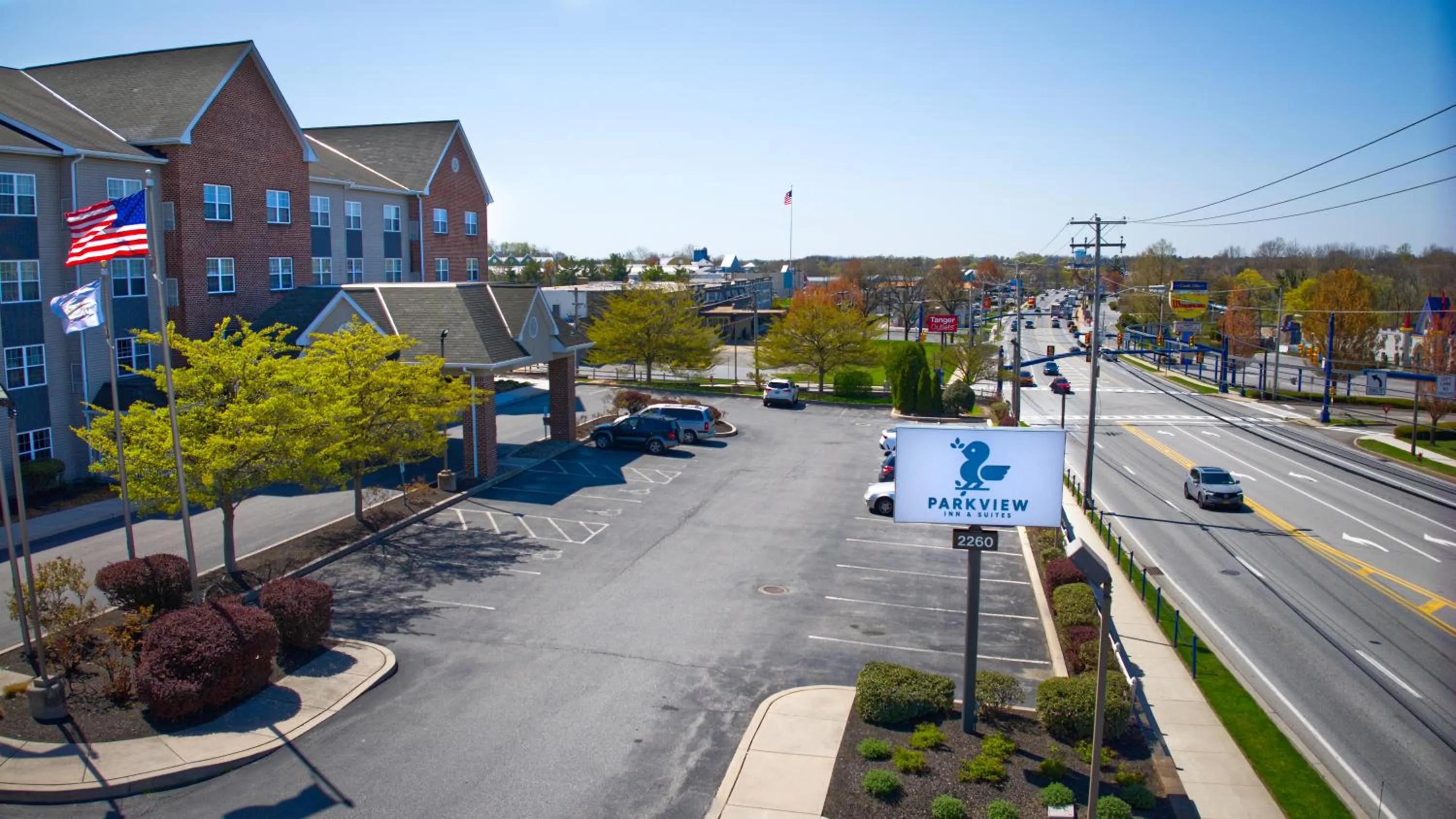 Property logo or sign in Parkview Inn & Suites, Lancaster Amish Country, PA