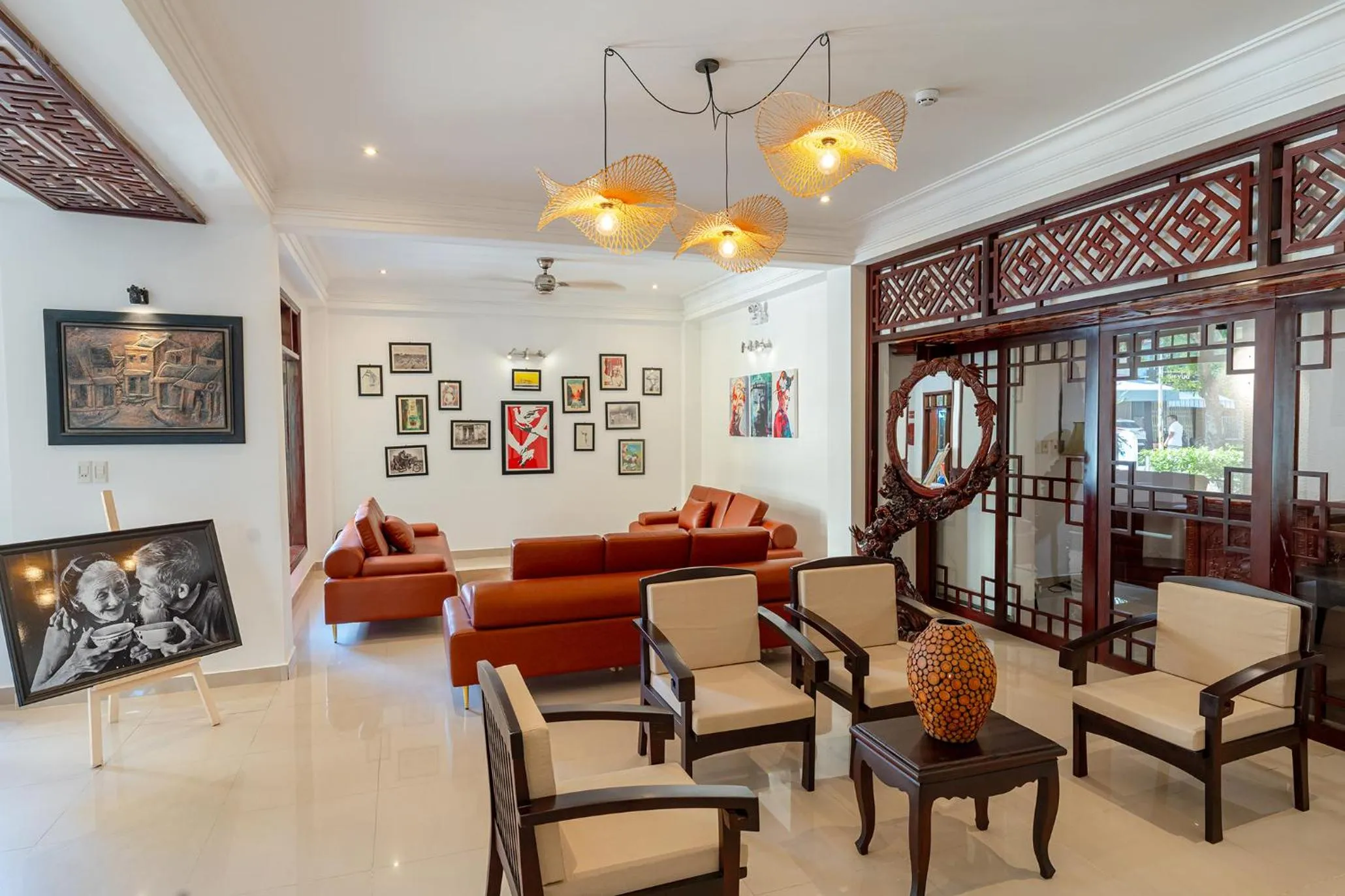 Lobby or reception in ANNAM HERITAGE Boutique Hotel & Spa