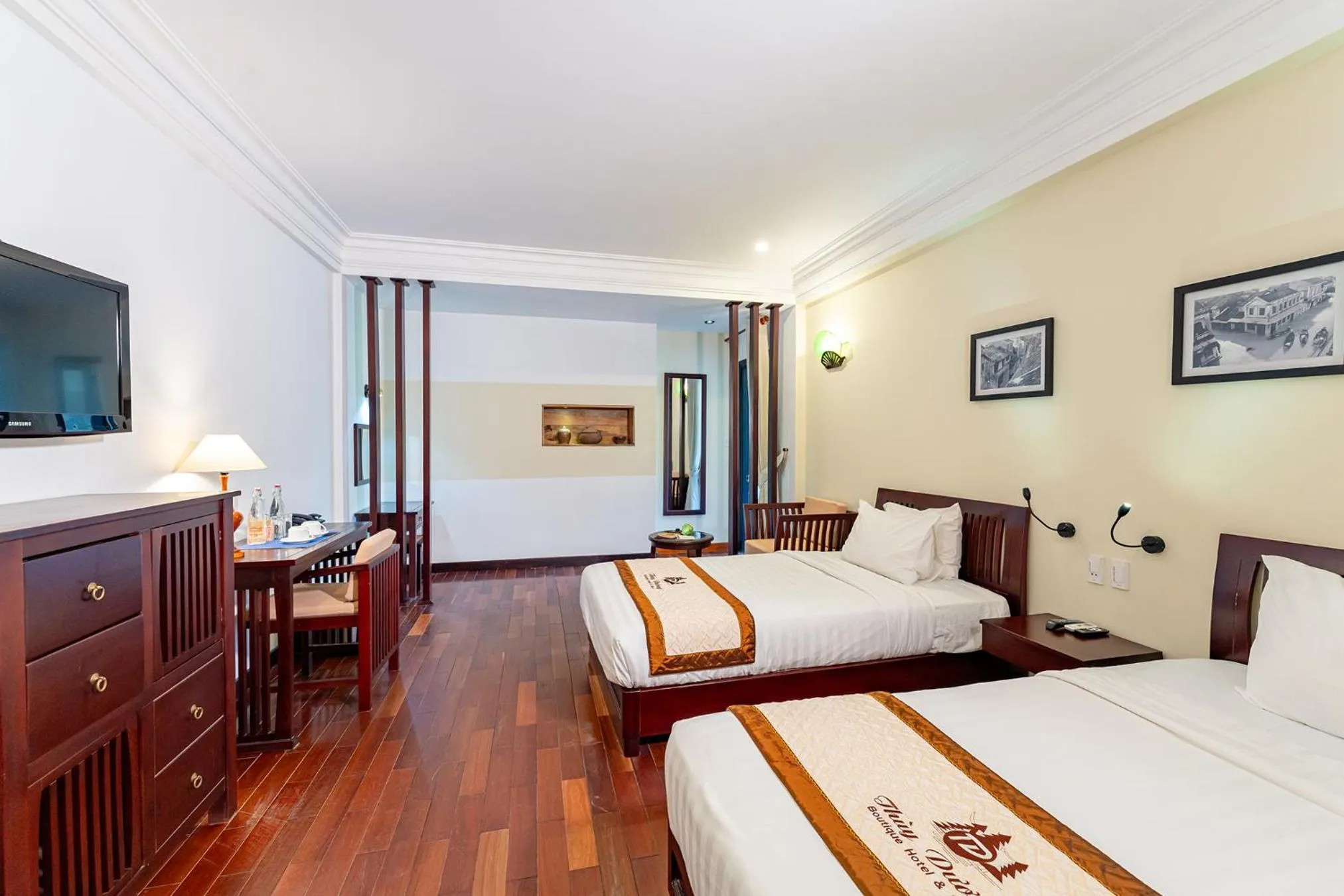Bed in ANNAM HERITAGE Boutique Hotel & Spa
