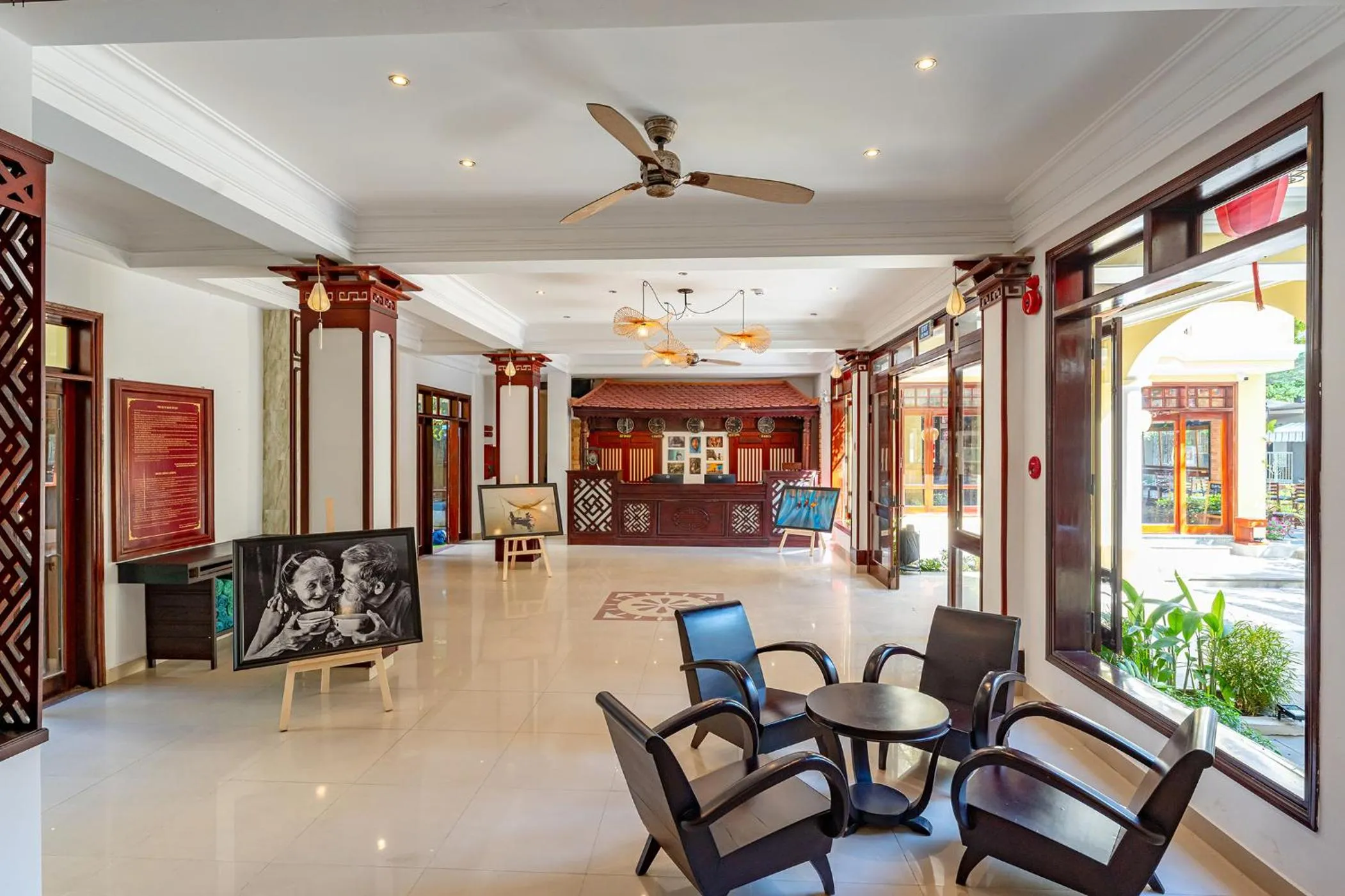 Lobby or reception in ANNAM HERITAGE Boutique Hotel & Spa