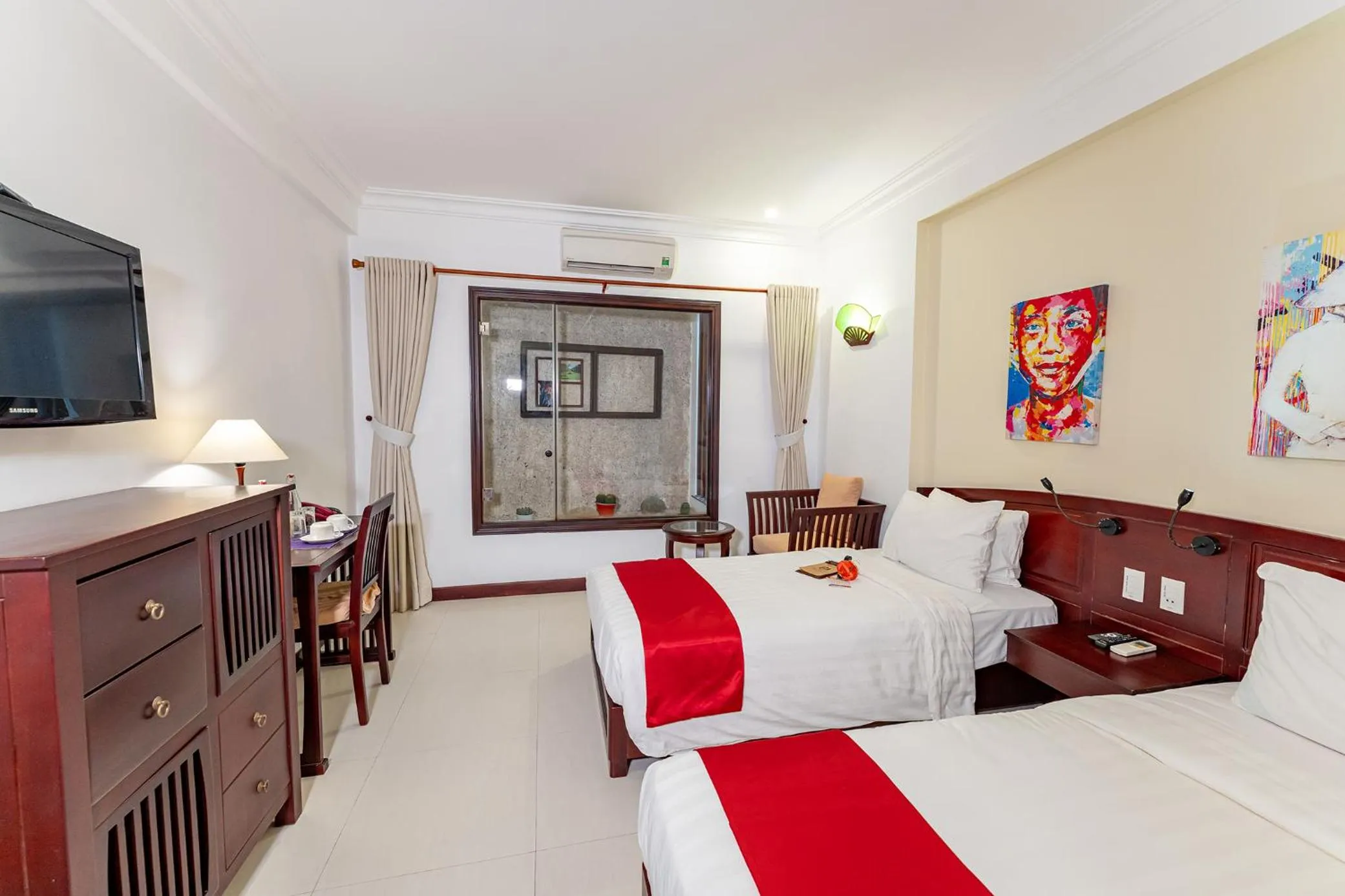 Bed in ANNAM HERITAGE Boutique Hotel & Spa