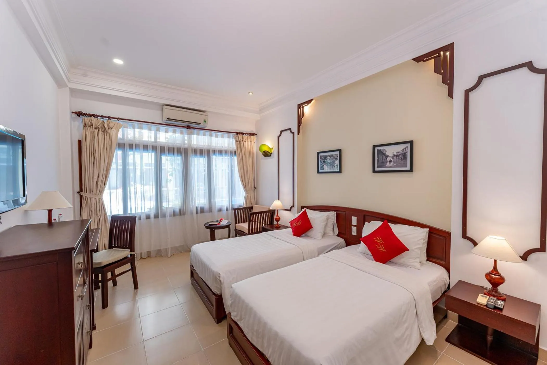 Bed in ANNAM HERITAGE Boutique Hotel & Spa