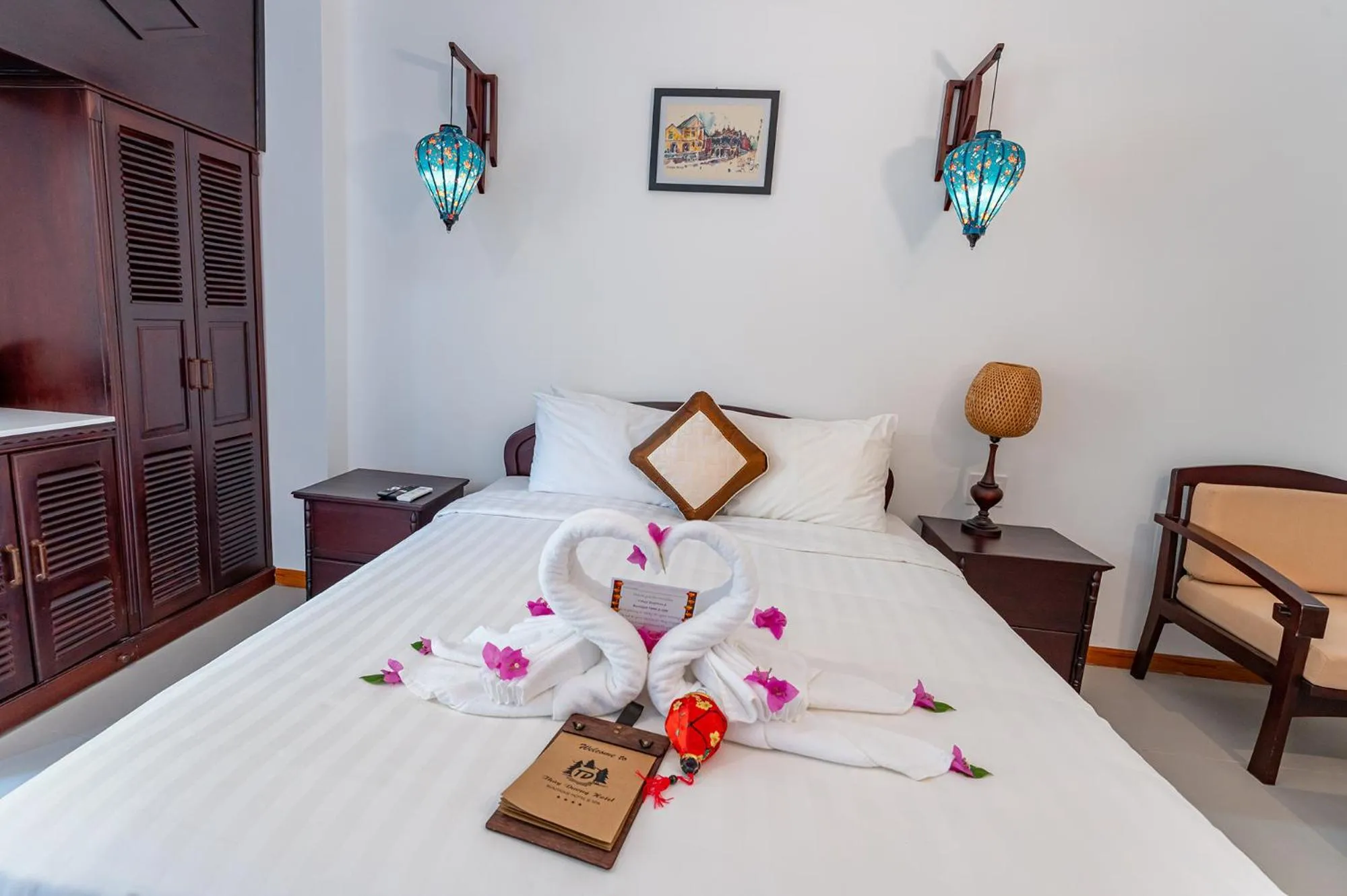 Bed in ANNAM HERITAGE Boutique Hotel & Spa
