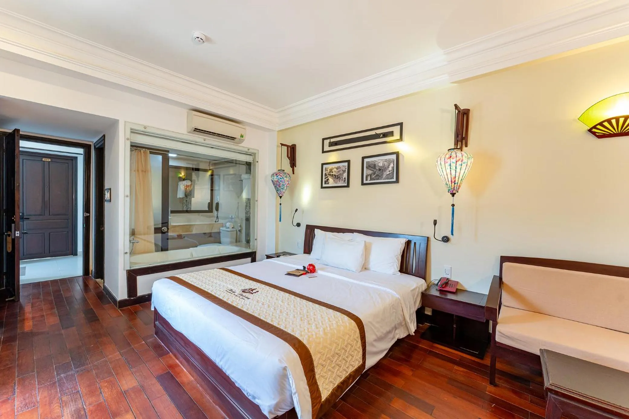 Bed in ANNAM HERITAGE Boutique Hotel & Spa