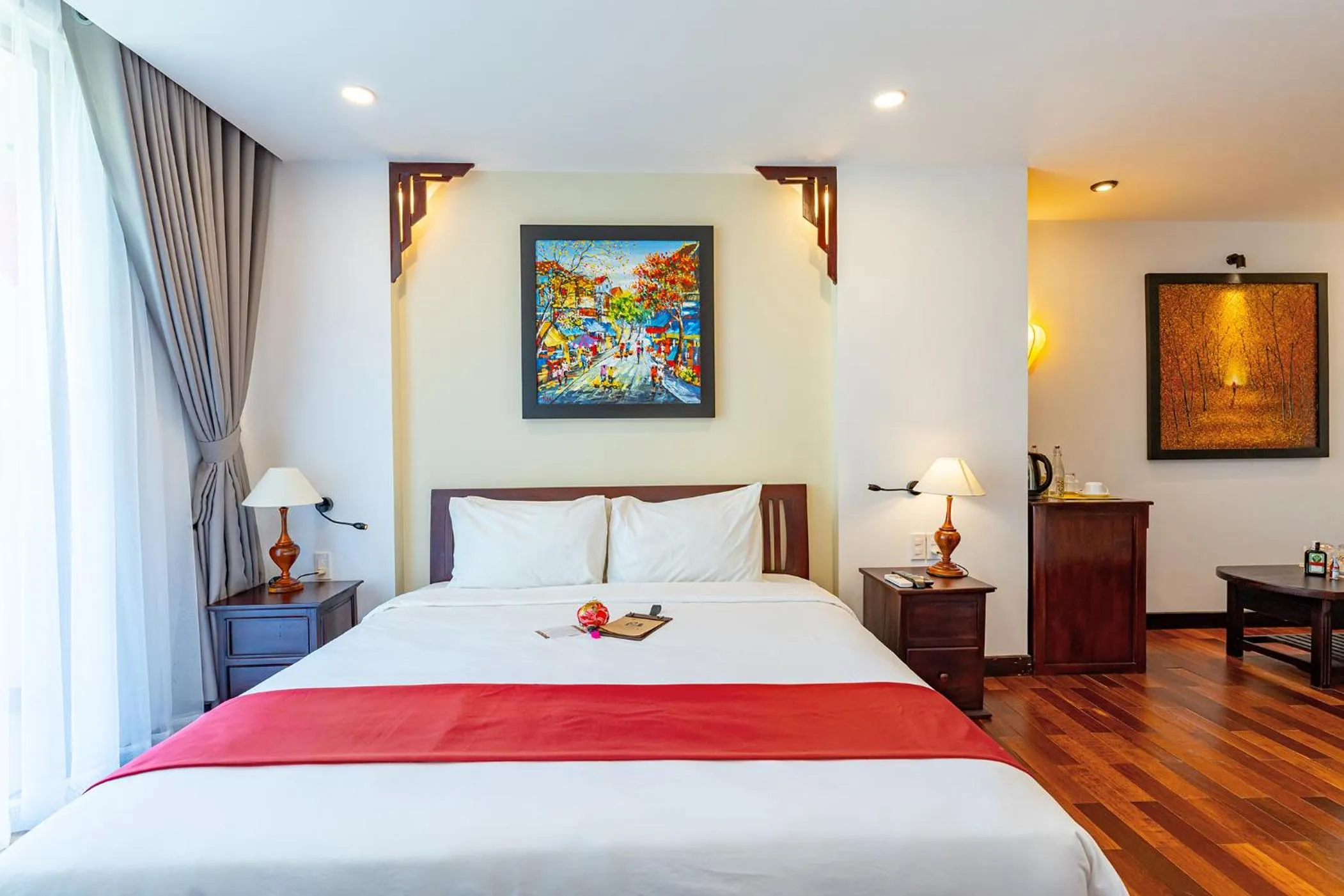 Bed in ANNAM HERITAGE Boutique Hotel & Spa