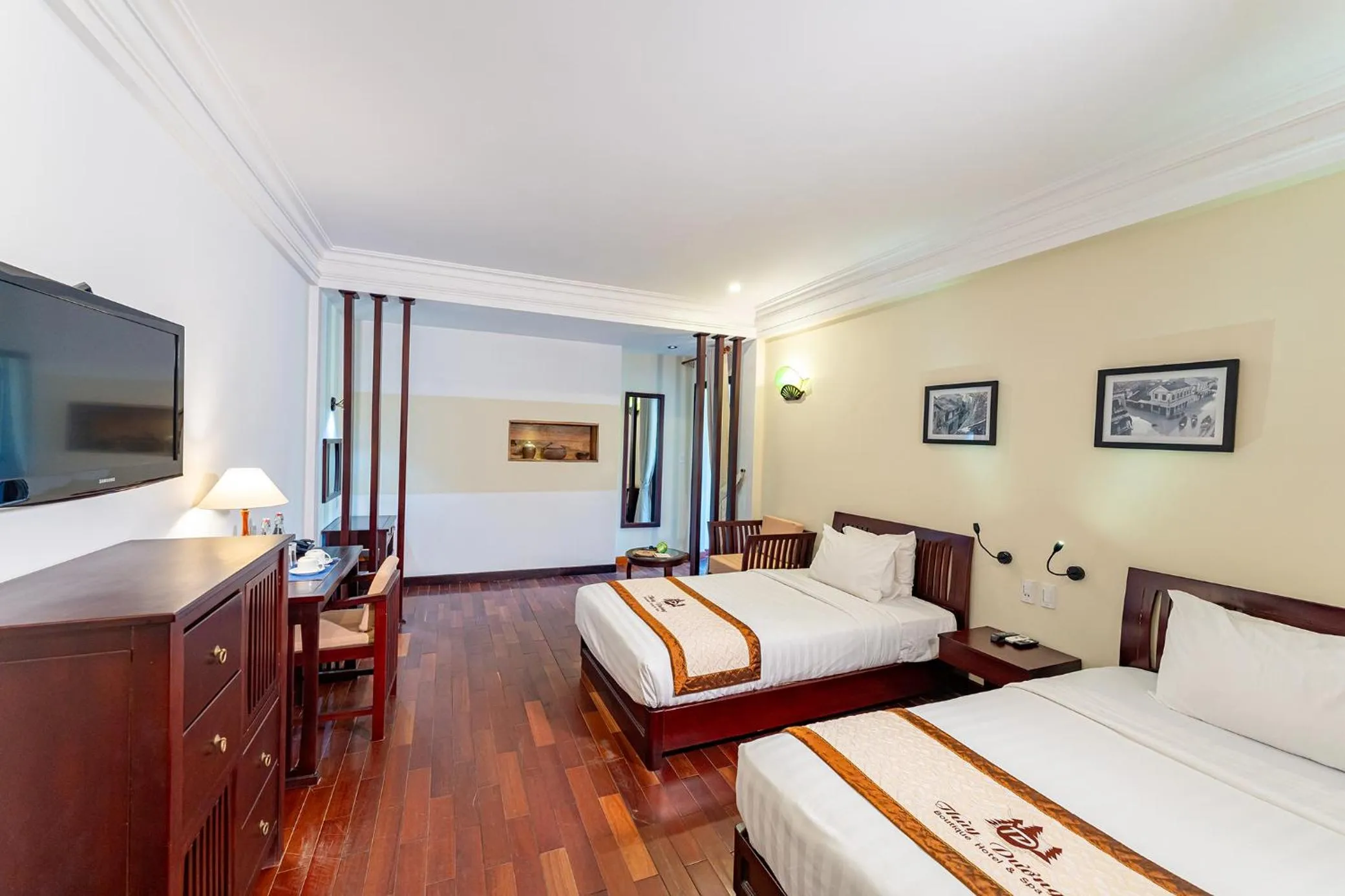 Bed in ANNAM HERITAGE Boutique Hotel & Spa