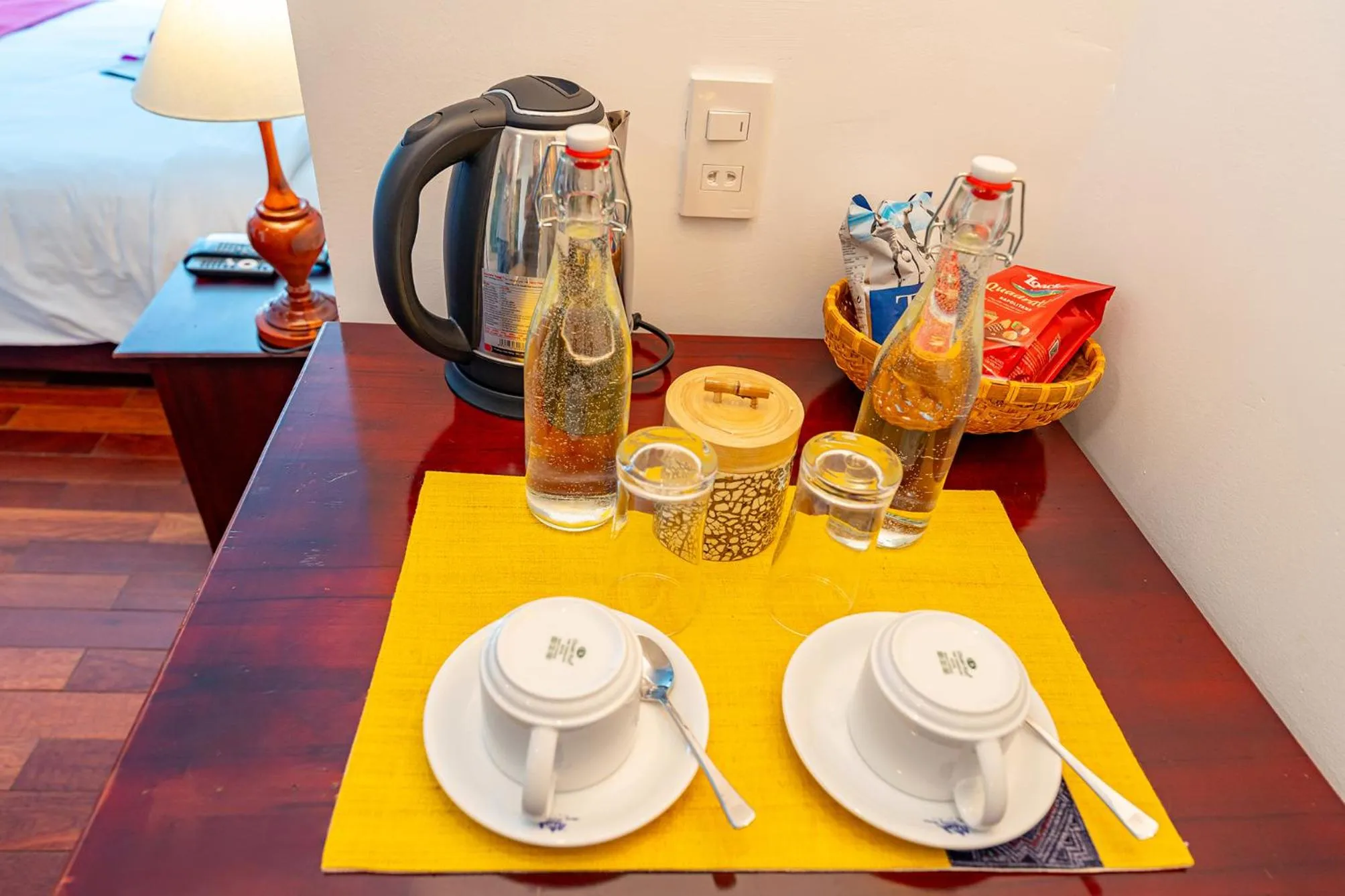 Coffee/tea facilities, Bed in ANNAM HERITAGE Boutique Hotel & Spa