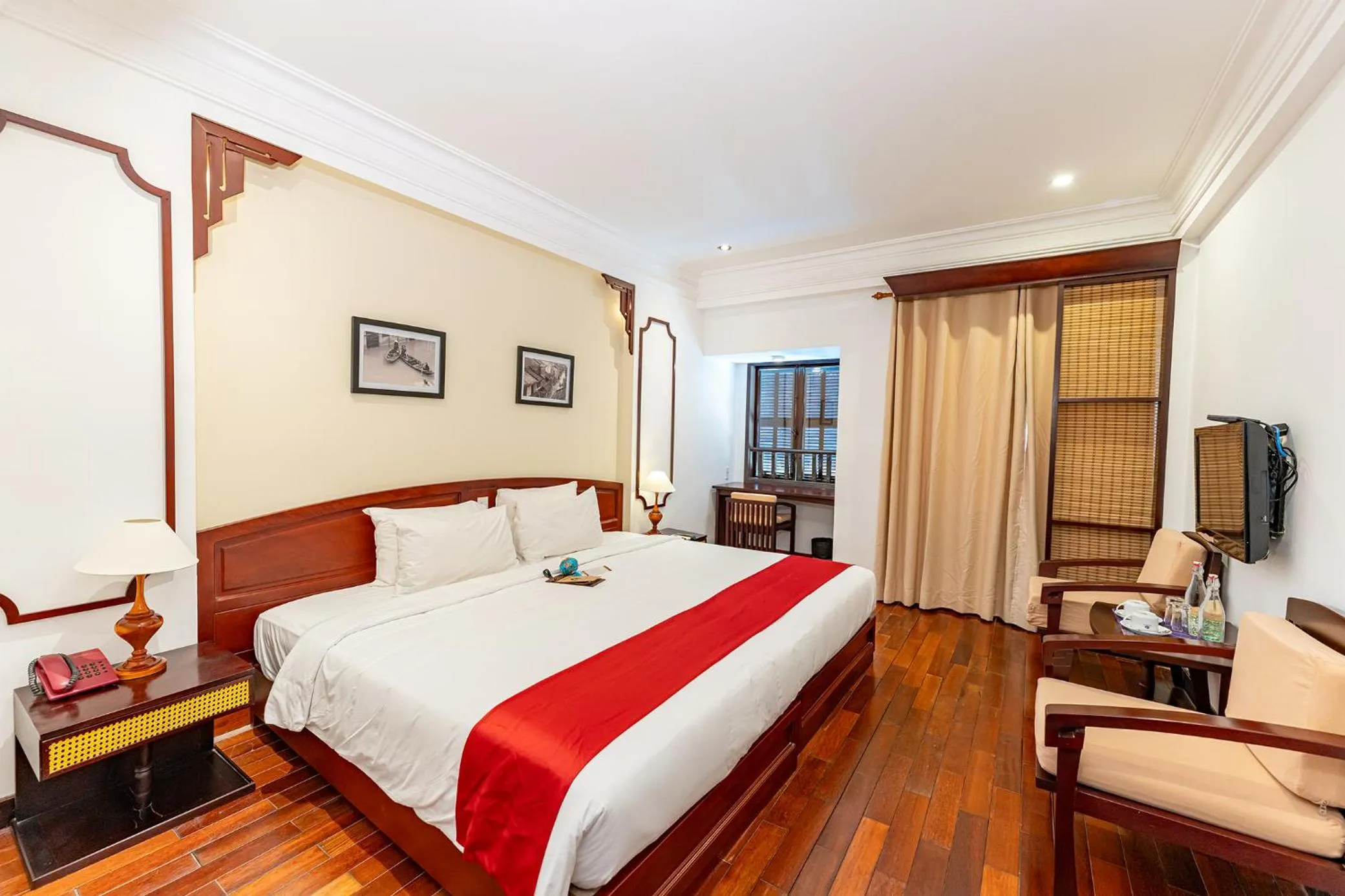 Bed in ANNAM HERITAGE Boutique Hotel & Spa