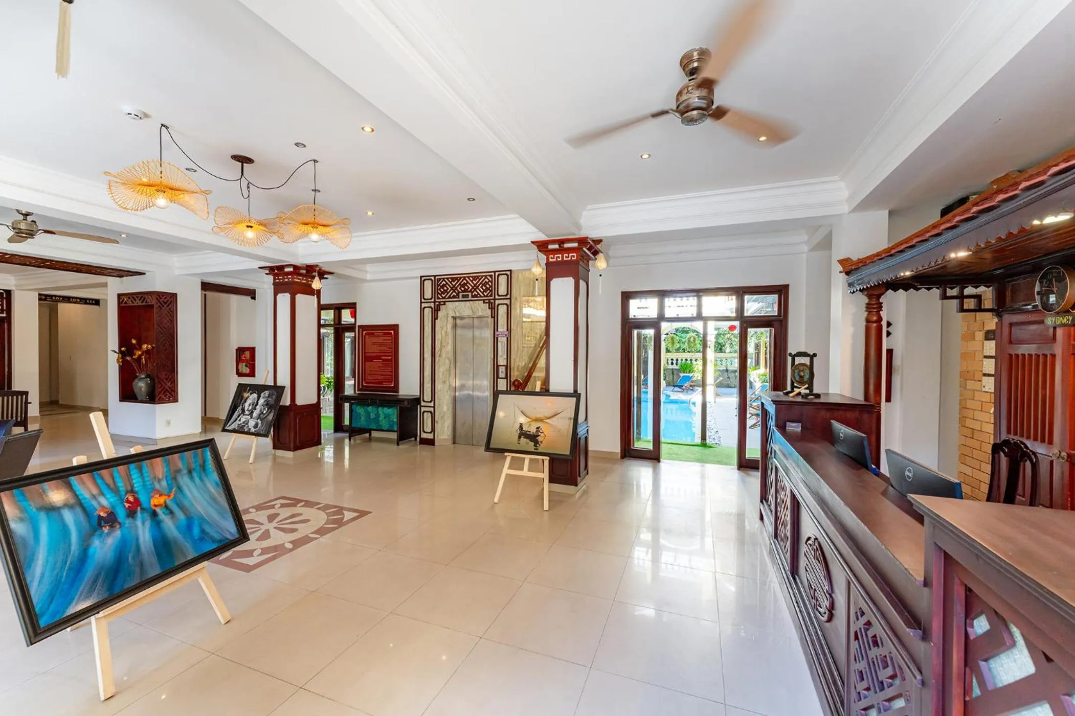 Lobby or reception in ANNAM HERITAGE Boutique Hotel & Spa
