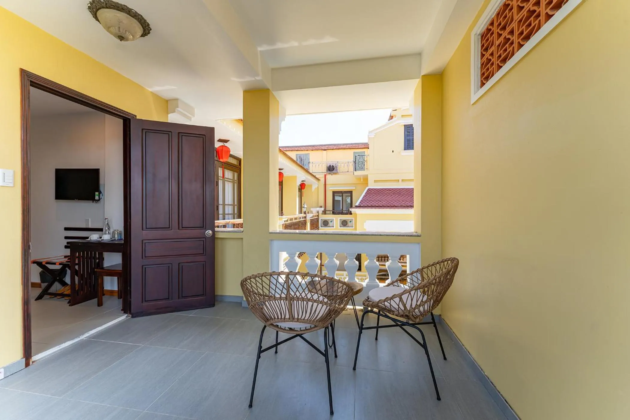 Balcony/Terrace in ANNAM HERITAGE Boutique Hotel & Spa