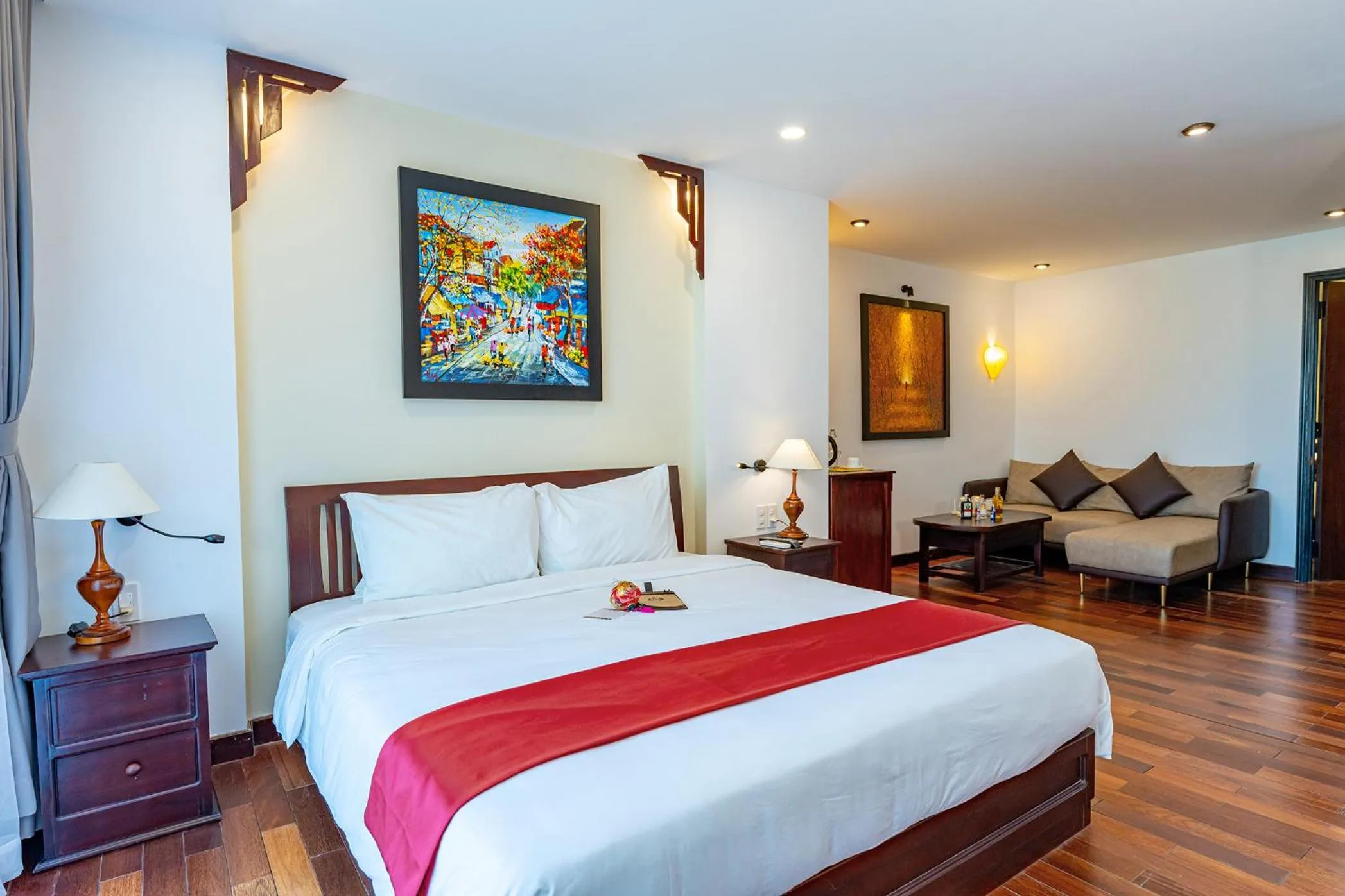 Bed in ANNAM HERITAGE Boutique Hotel & Spa