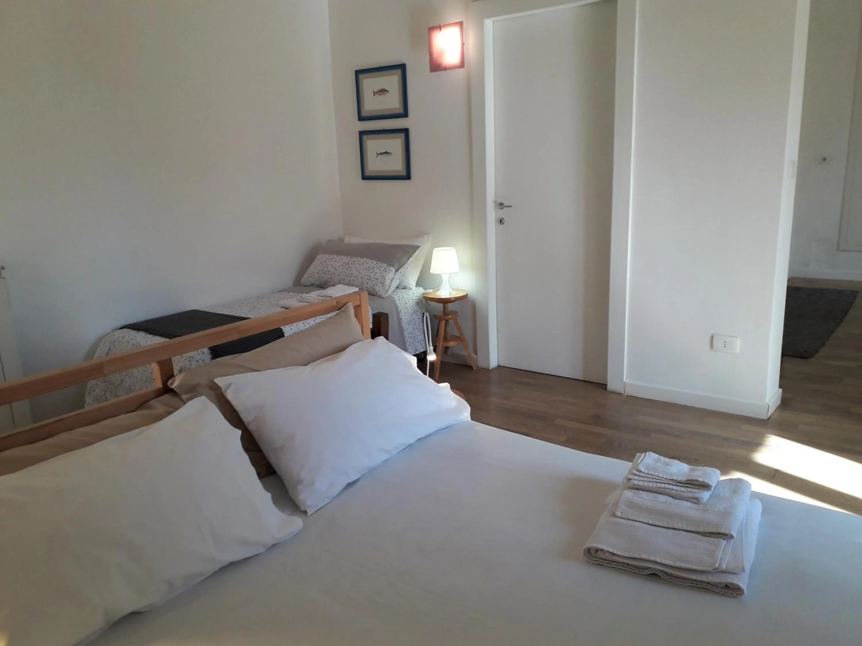 Bed in I Templari B&B self-contained