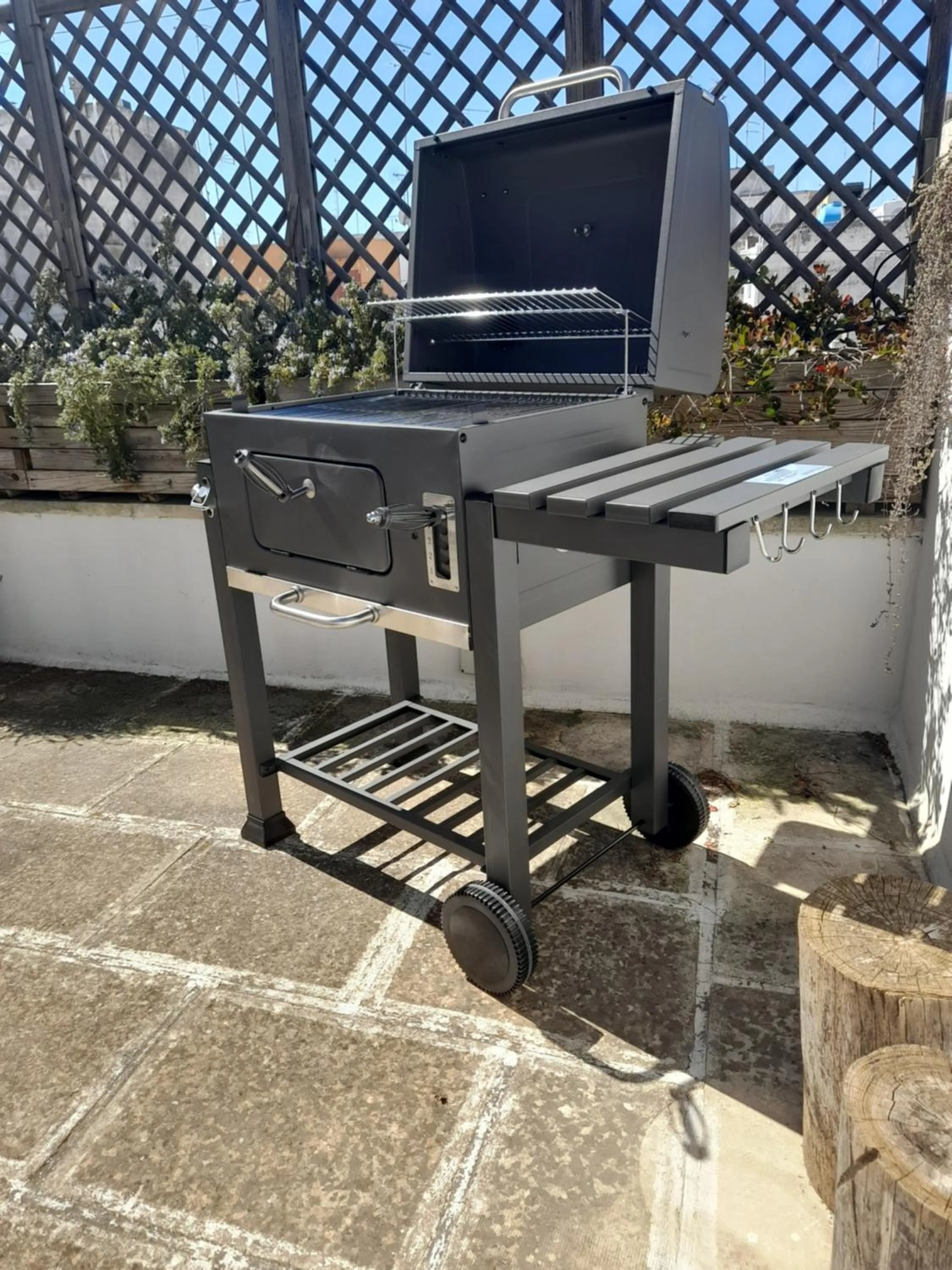 BBQ facilities in I Templari B&B self-contained