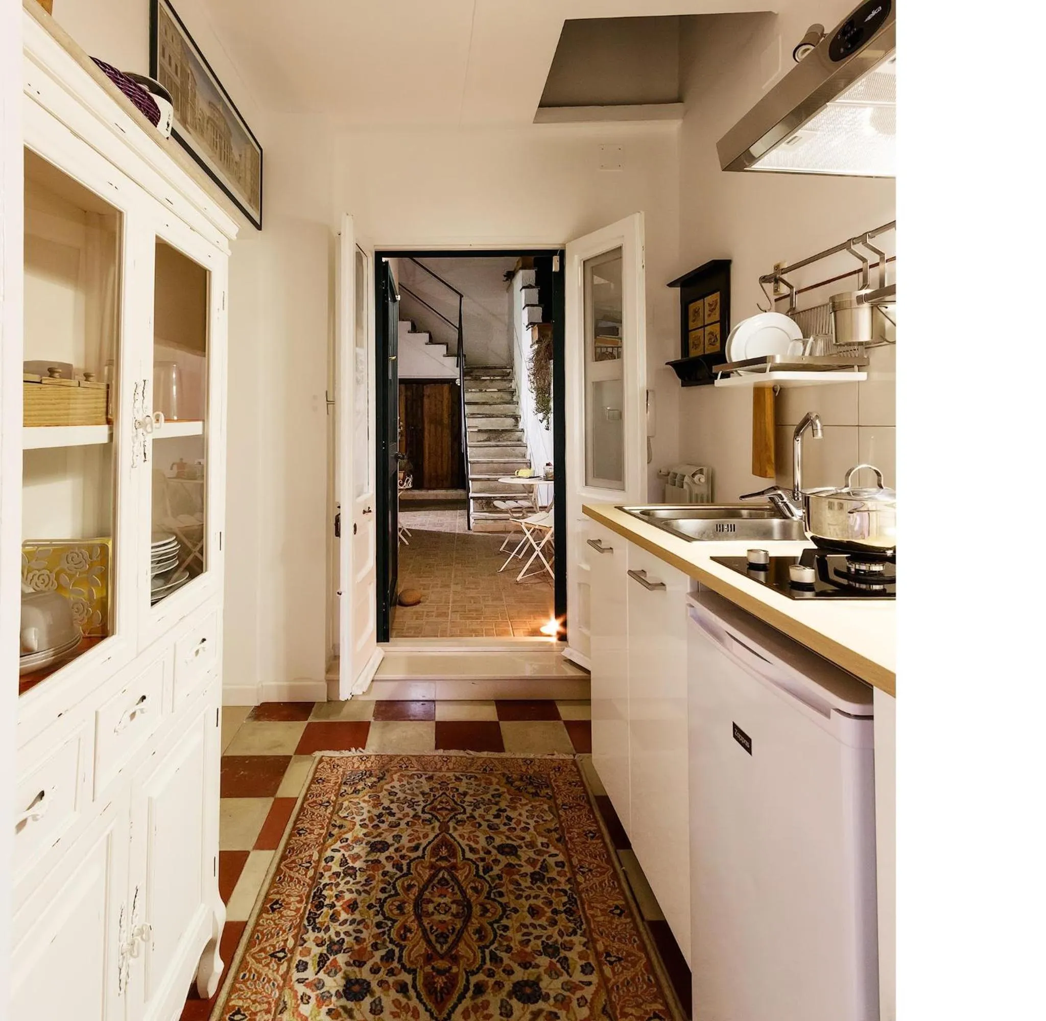 Kitchen or kitchenette in I Templari B&B self-contained