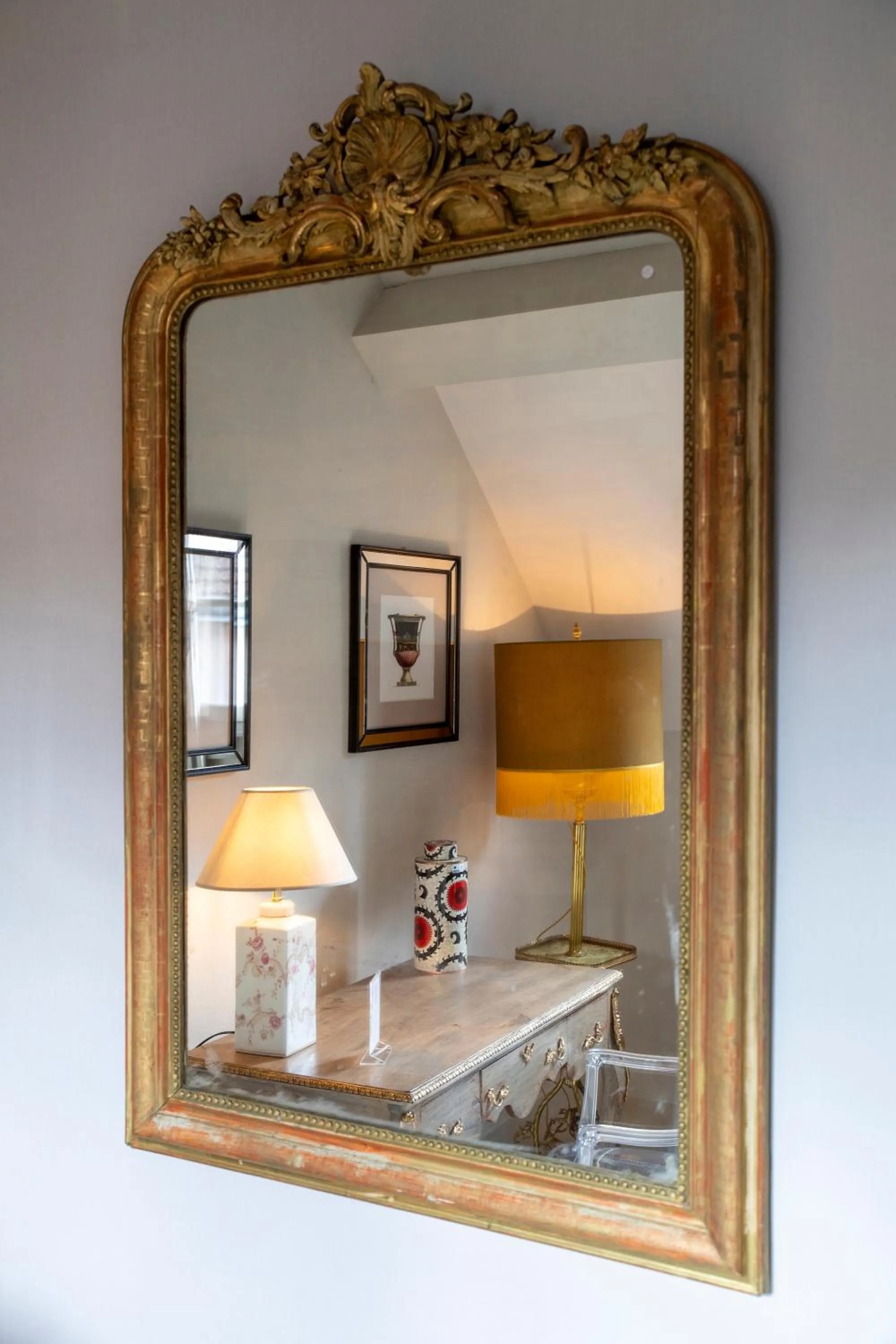 Seating area in Hôtel de la Poste à Avallon, Bourgogne