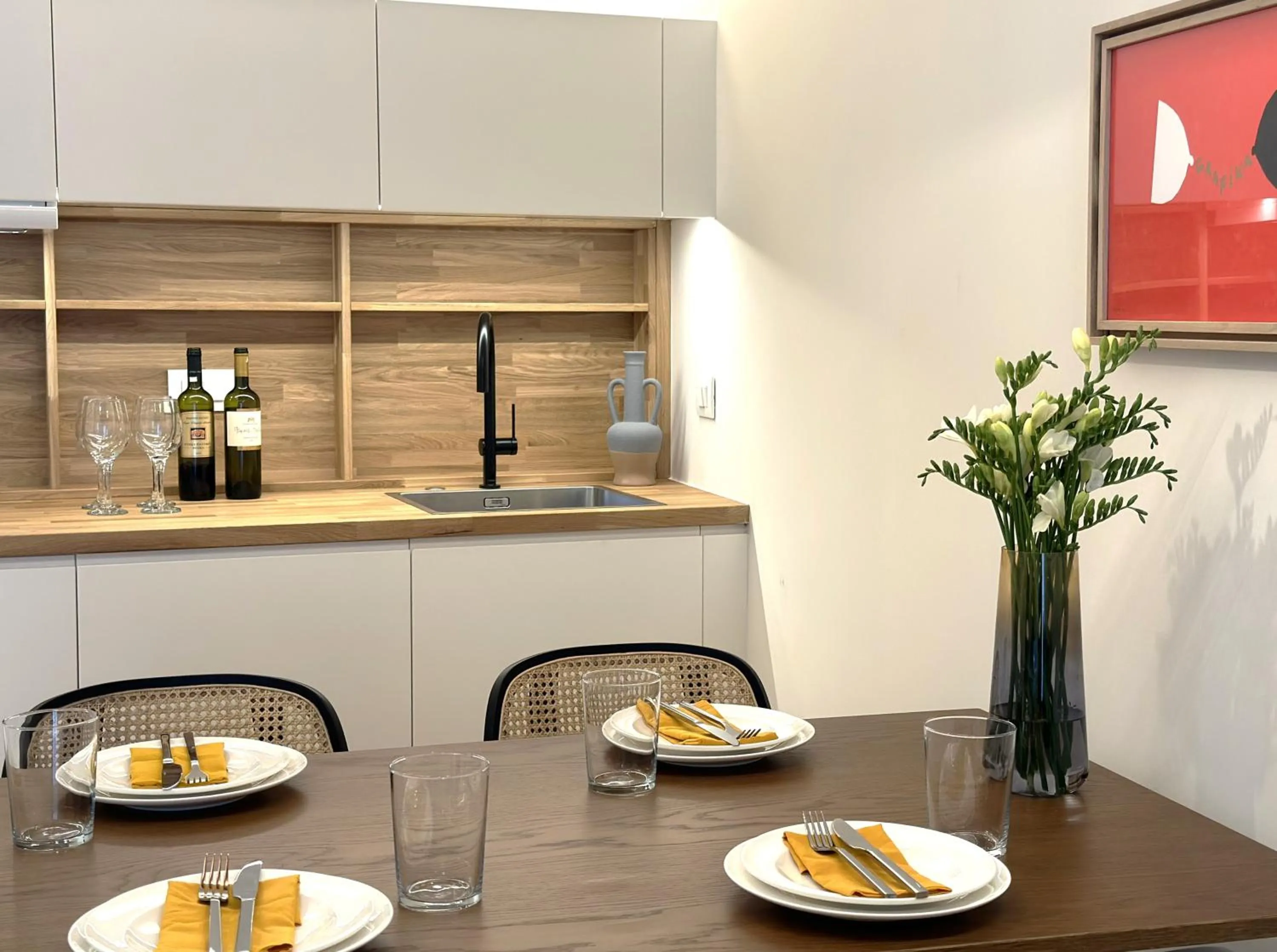 Kitchen or kitchenette in AIONION RESIDENCES by K&K