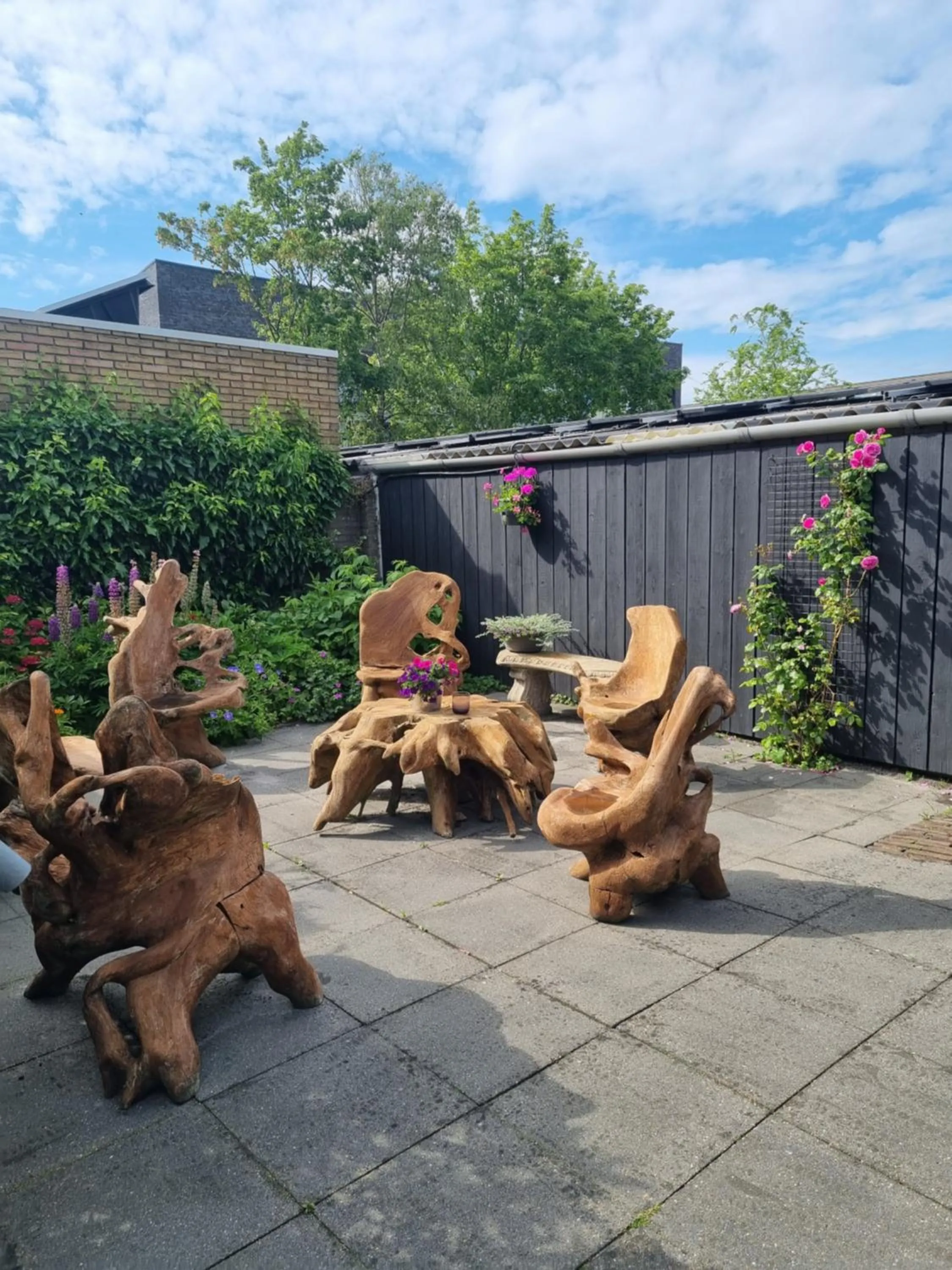 Garden in Hotel Lemmer